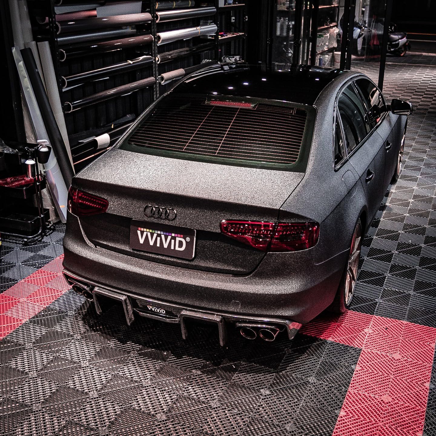 Black Indestructible Paint Wrap Vinyl Roll (3Ft X 5Ft)