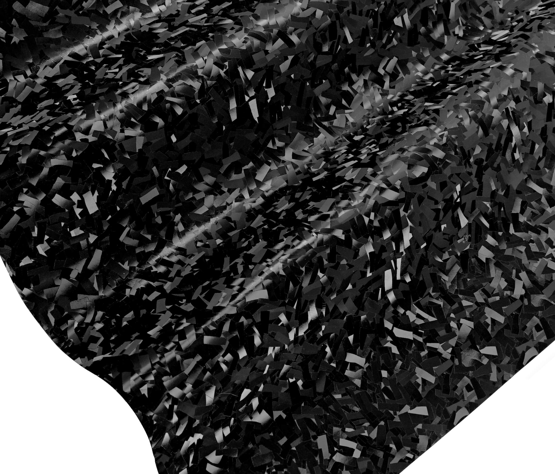 Vvivid+ Forged Composite Carbon Patternless Car Vinyl Wrap Roll (6Ft X 5Ft, Black)