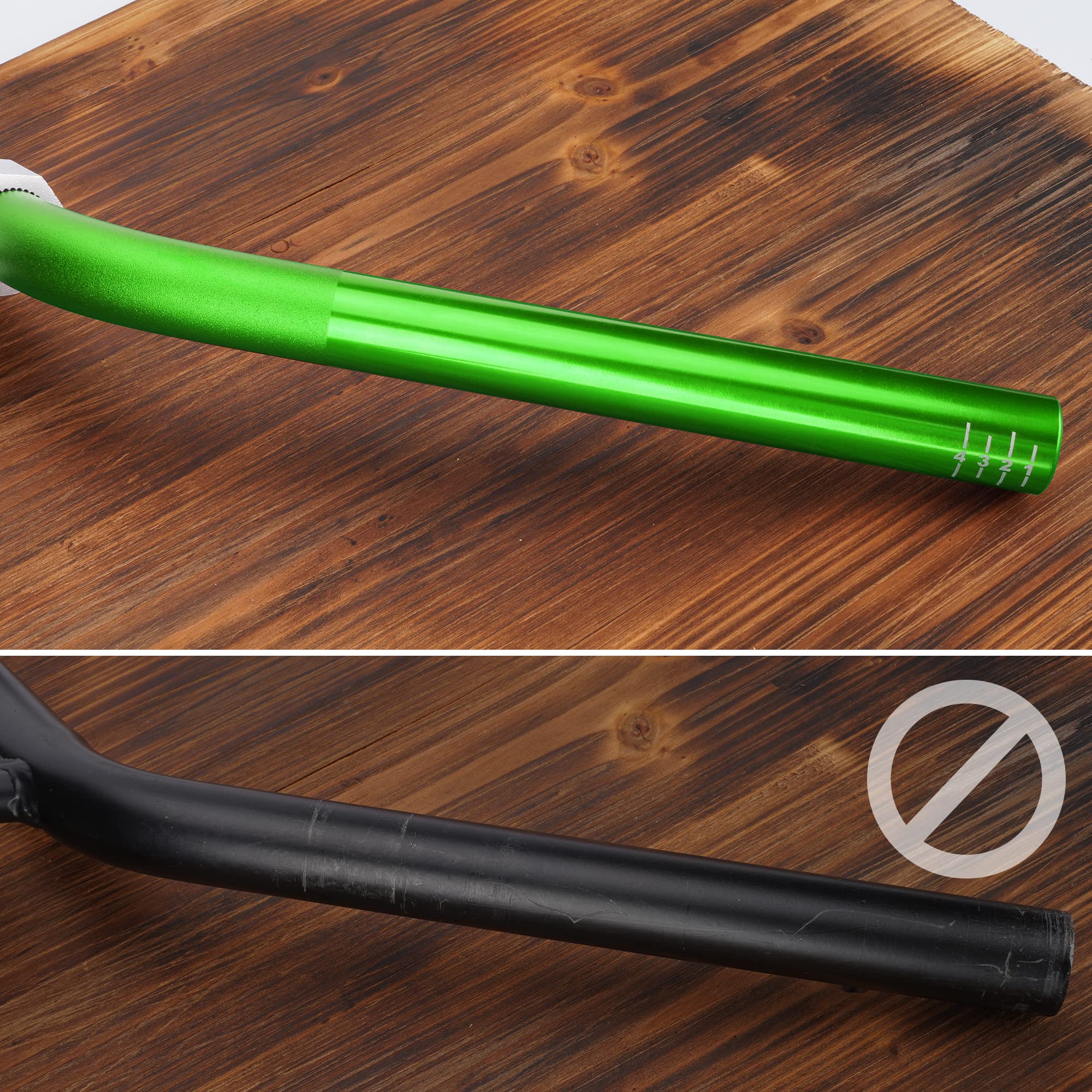 Handle Bar 7/8'' 22Mm Handlebar Green + Foam Pad + Grips Compatible With Crf Yzf Kxf Klx Rmz Drz Pit Dirt Bike Motocross
