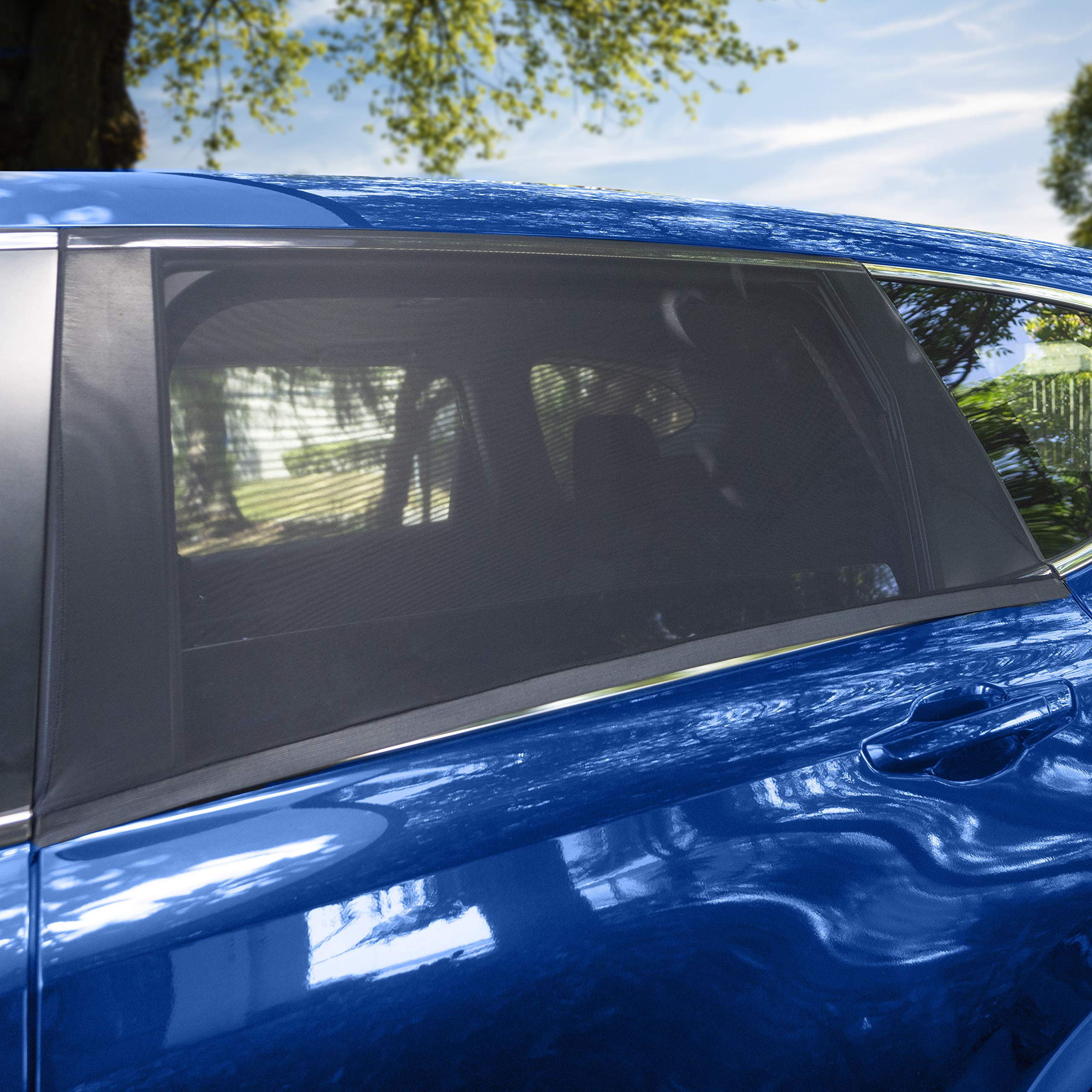 Wagan In6008 Easy Air Auto Screen Car Side Window Sun Shade Car Rear Side Window Sunshades Breathable Mesh Baby Sun Shade Protec