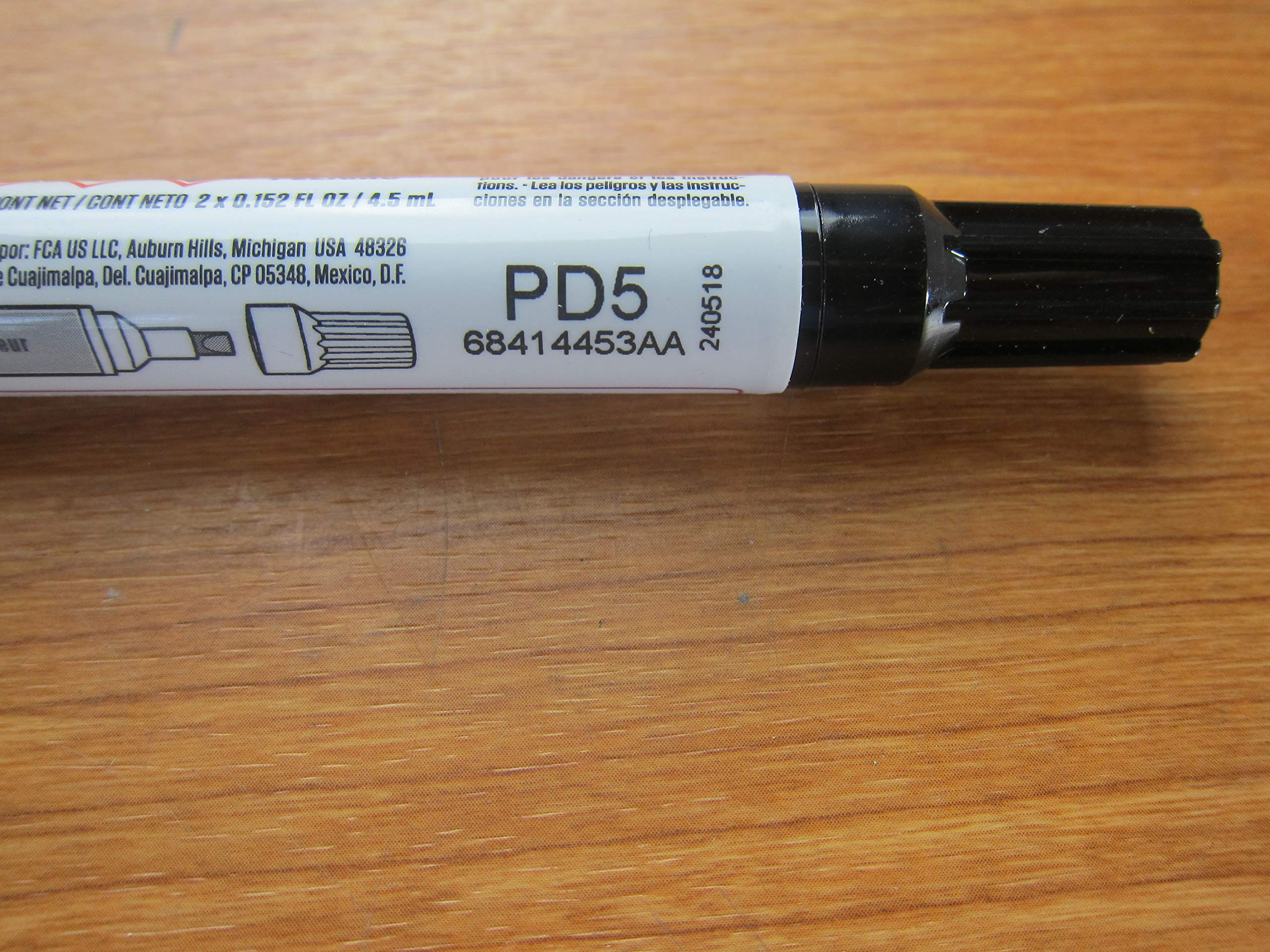 Mopar Chrysler Dodge Jeep Ram Satin Carbon Pd5 Wheel Touch Up Paint Oem