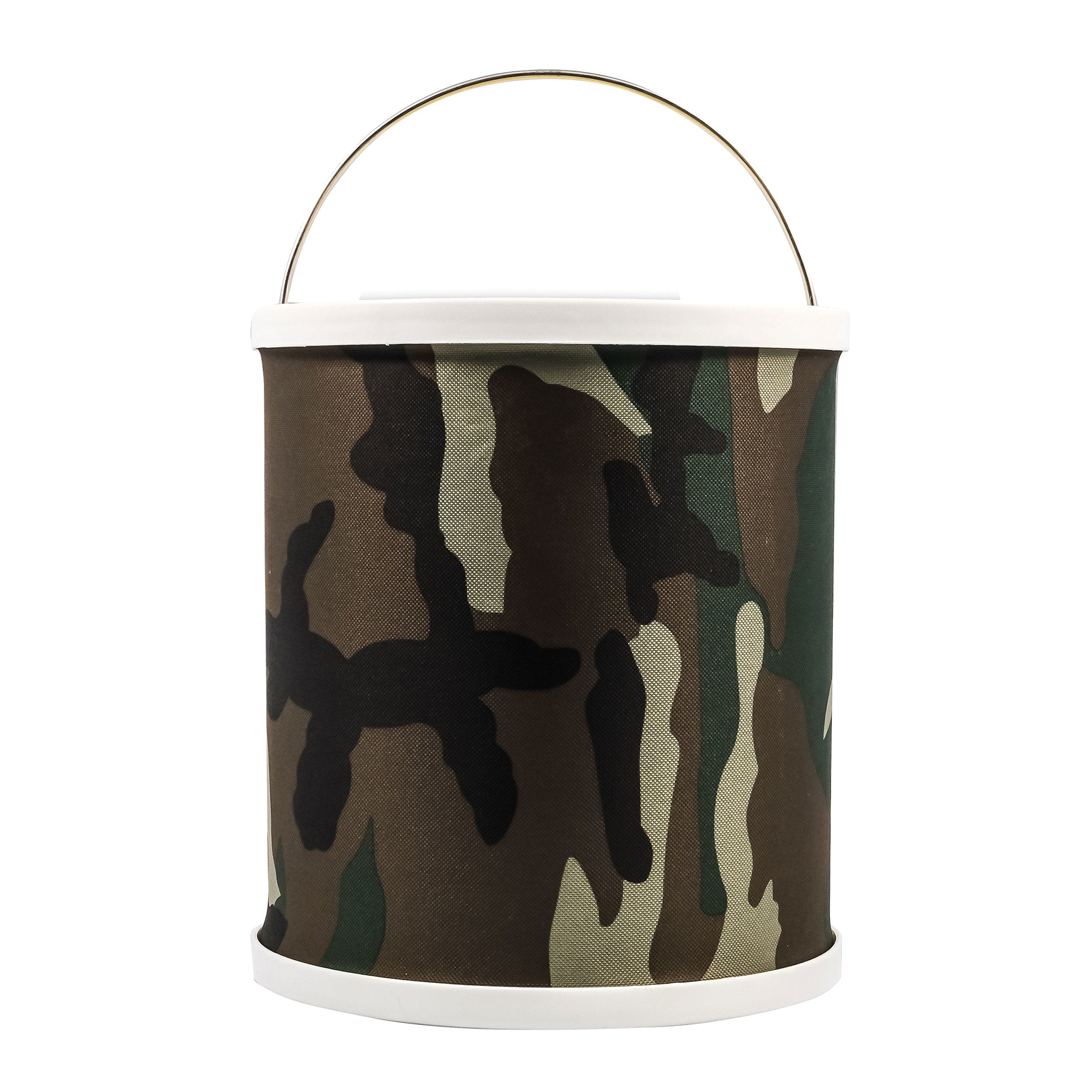 Camco Collapsible Bucket with Storage Case - Durable Pop Up Bucket with Watertight Fabric, Holds 3 Gallons of Water - Great for 