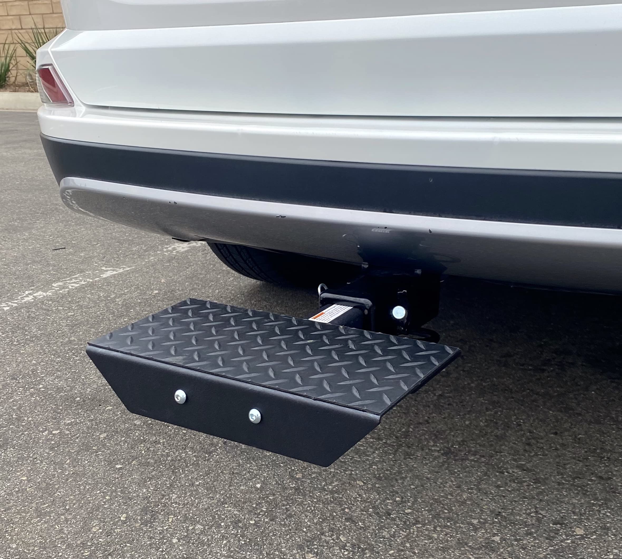 MaxxHaul 50609 Steel Hitch Step for 2 inch Hitch Receiver For SUV Pick Up Truck Flatbed RV Camper With Anti Slip Step