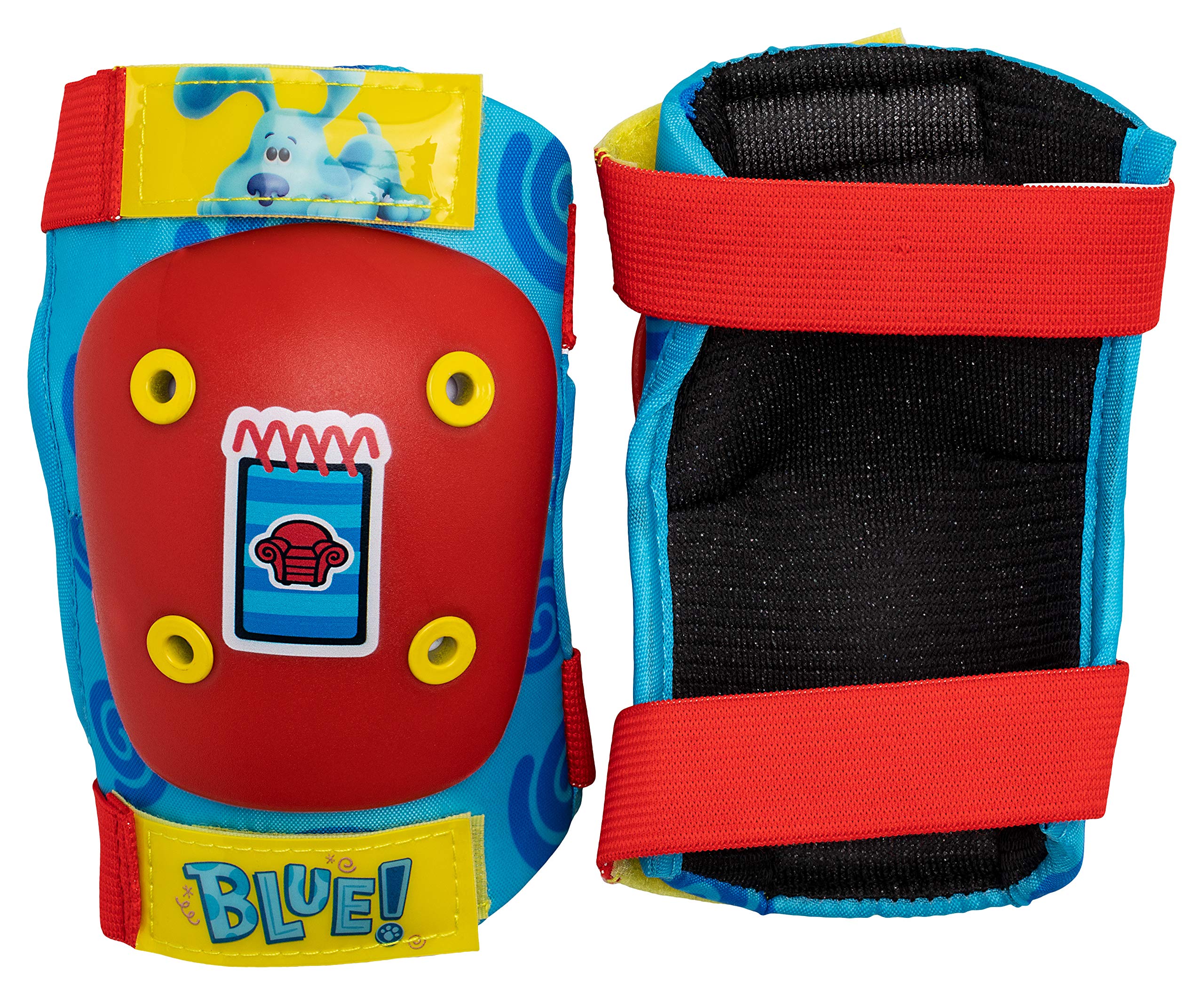 Nickelodeon Blue'S Clues & You! Toddler And Kids Elbow/Knee Pads And Gloves, Blue/Red/Yellow