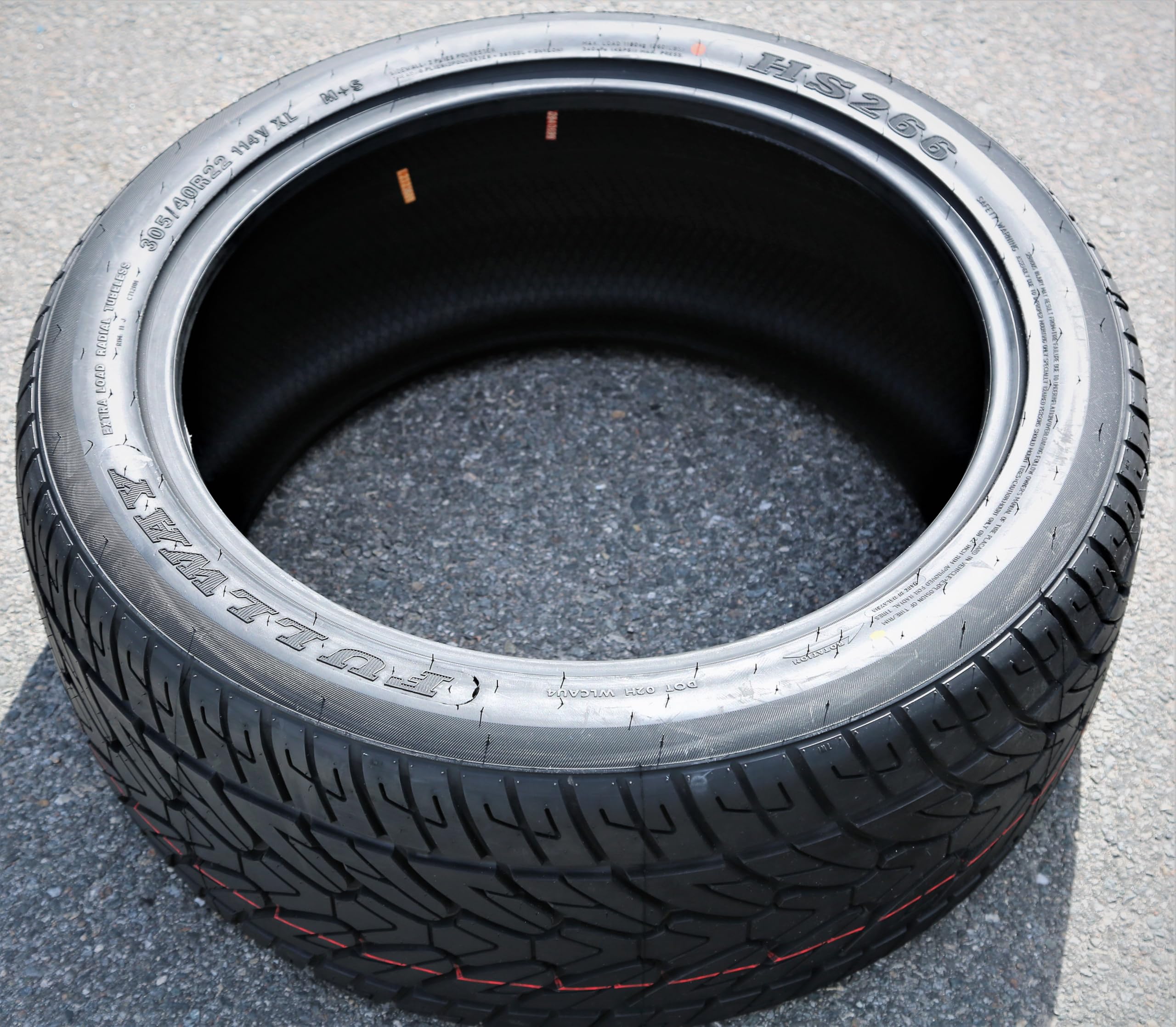 Fullway Hs266 All-Season Truck/Suv Performance Radial Tire-305/40R22 305/40/22 305/40-22 114V Load Range Xl 4-Ply Bsw Black Side