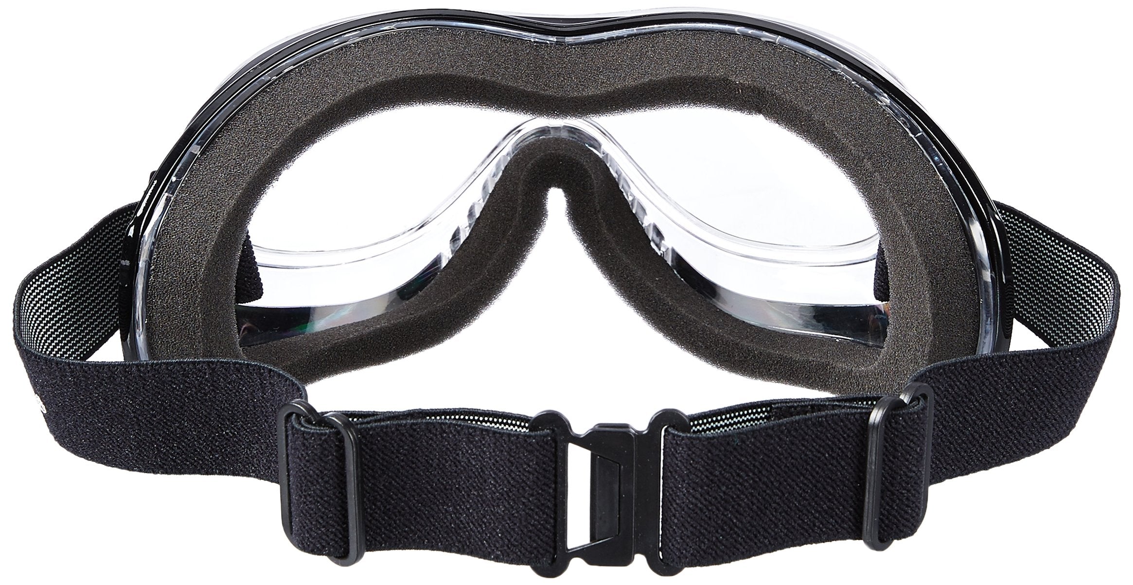 Pacific Coast Airfoil Padded 'Fit Over Glasses' Riding Goggles (Black Frame/Clear Lens)