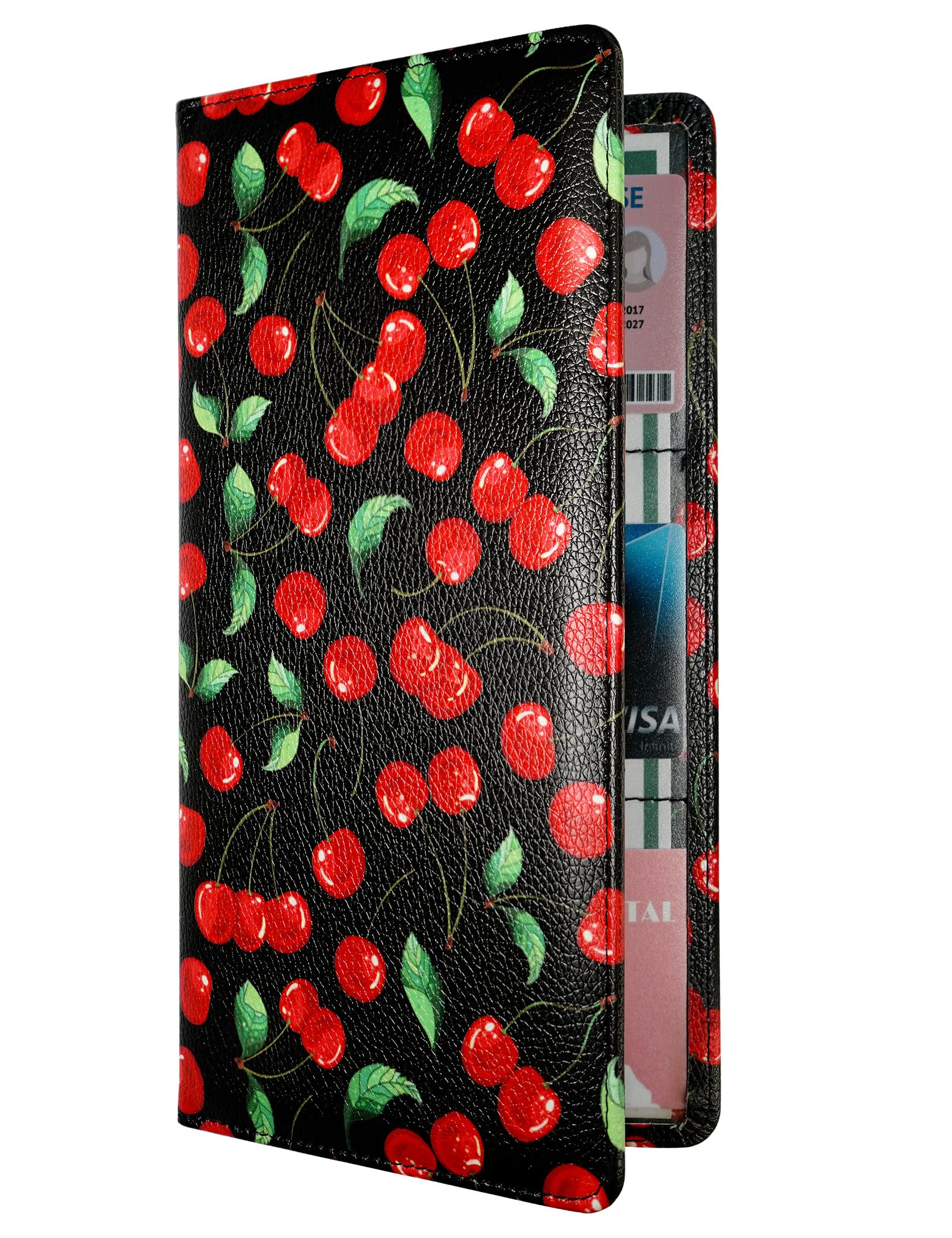 Mymazn Car Registration And Insurance Holder, Pu Leather Glove Box Car Organizer With Magnetic Closure, Car Document Holder For