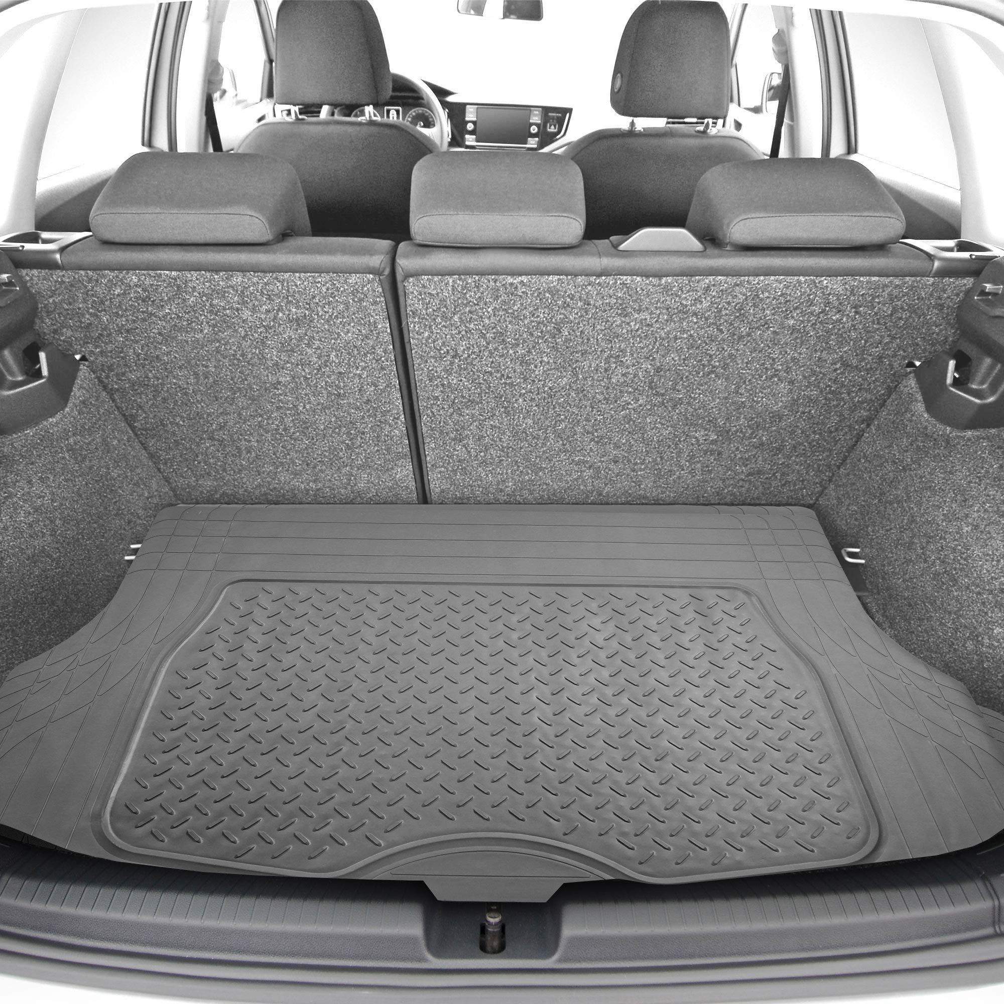 Fh Group Climaproof For All Weather Protection Universal Fit Premium Quality Trimmable Automotive Cargo Mat/Trunk Liner Fits Mos