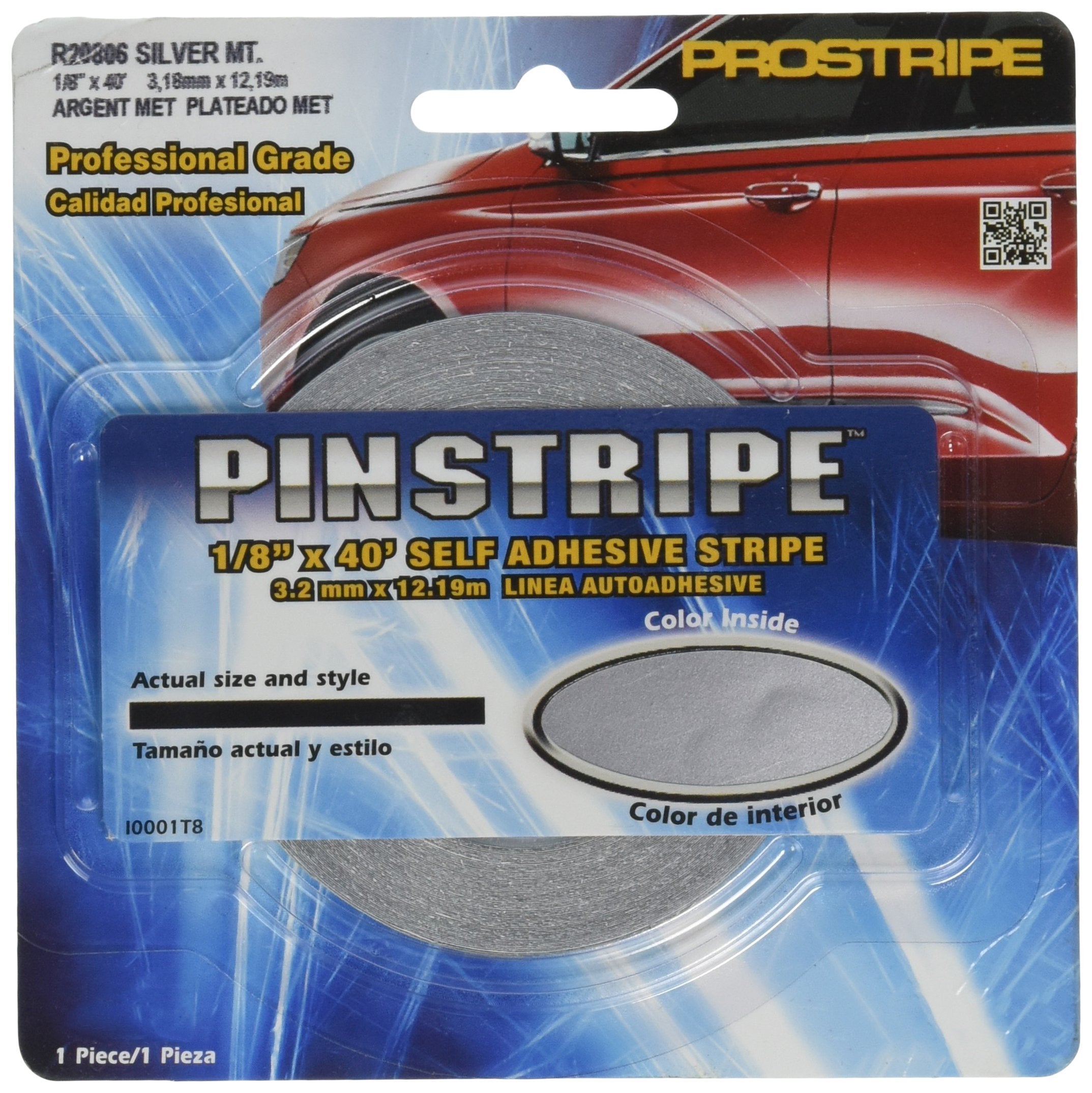 Trimbrite R20806 Prostripe 1/8X40'Silv Met