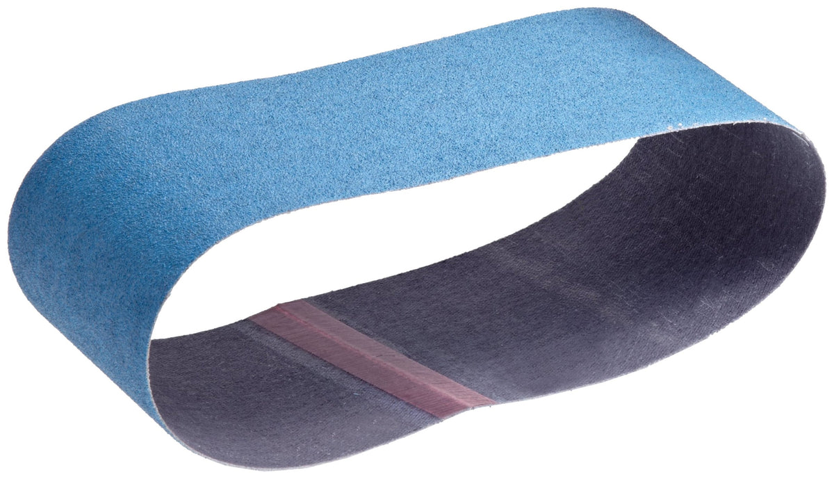 Norton NorZon Plus 3X Portable Abrasive Belt, Zirconia Alumina, 3' Width x 18' Length, Grit 50 (Pack of 5)
