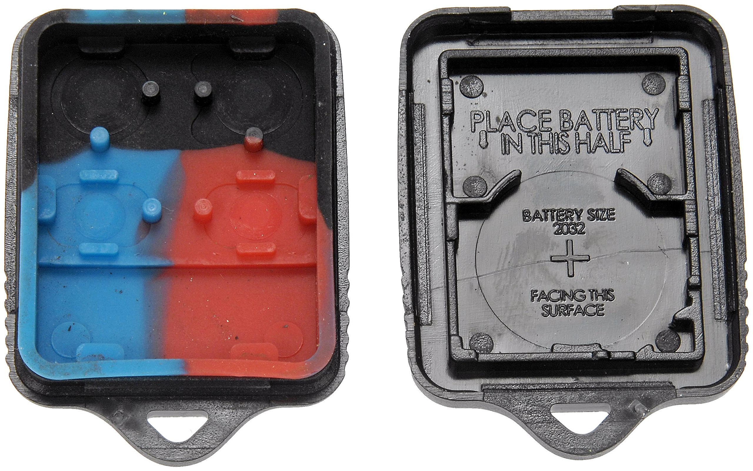 Dorman 13607 Keyless Entry Transmitter Cover Compatible With Select Ford / Lincoln / Mercury Models, Black