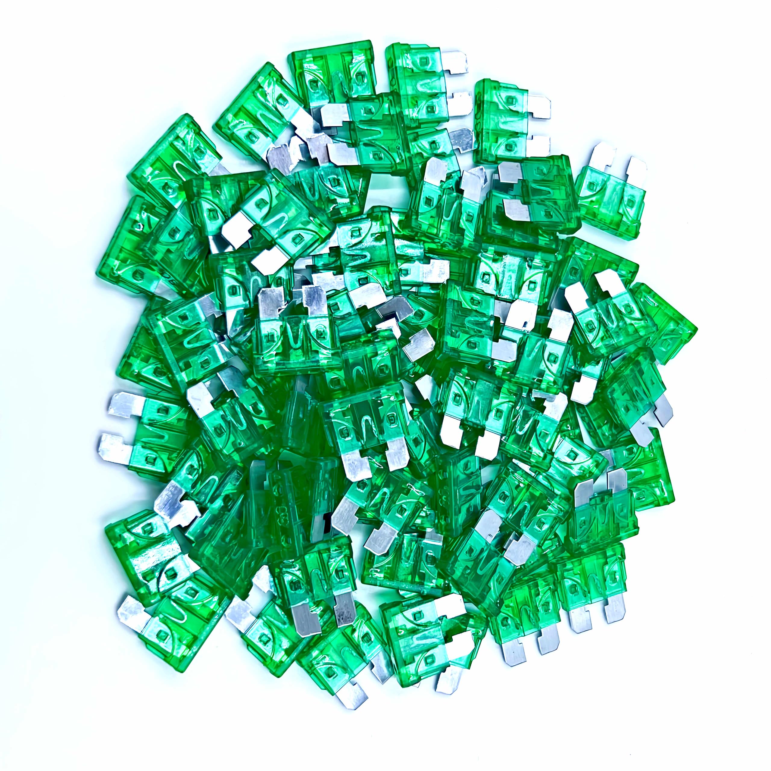 Xjlsgxusg 80Pcs 30Amp Standard Car Fuses, Blade Fuse Assortment Kit For Car, Marine, Truck, Rv Fuse Replacement