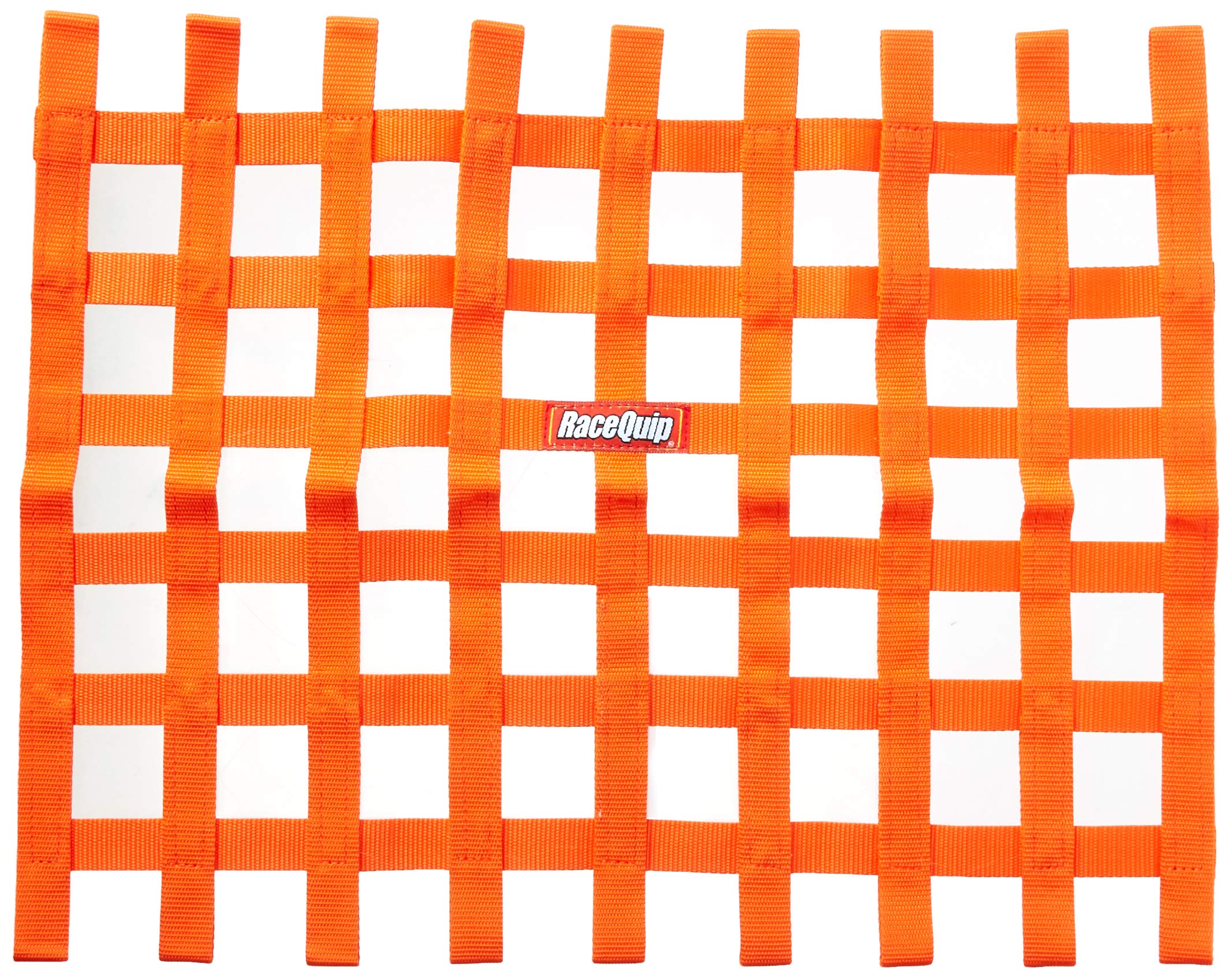 RaceQuip 721045RQP Window Net 1 in Webbing - 24 x 18 in Rectangle - Orange