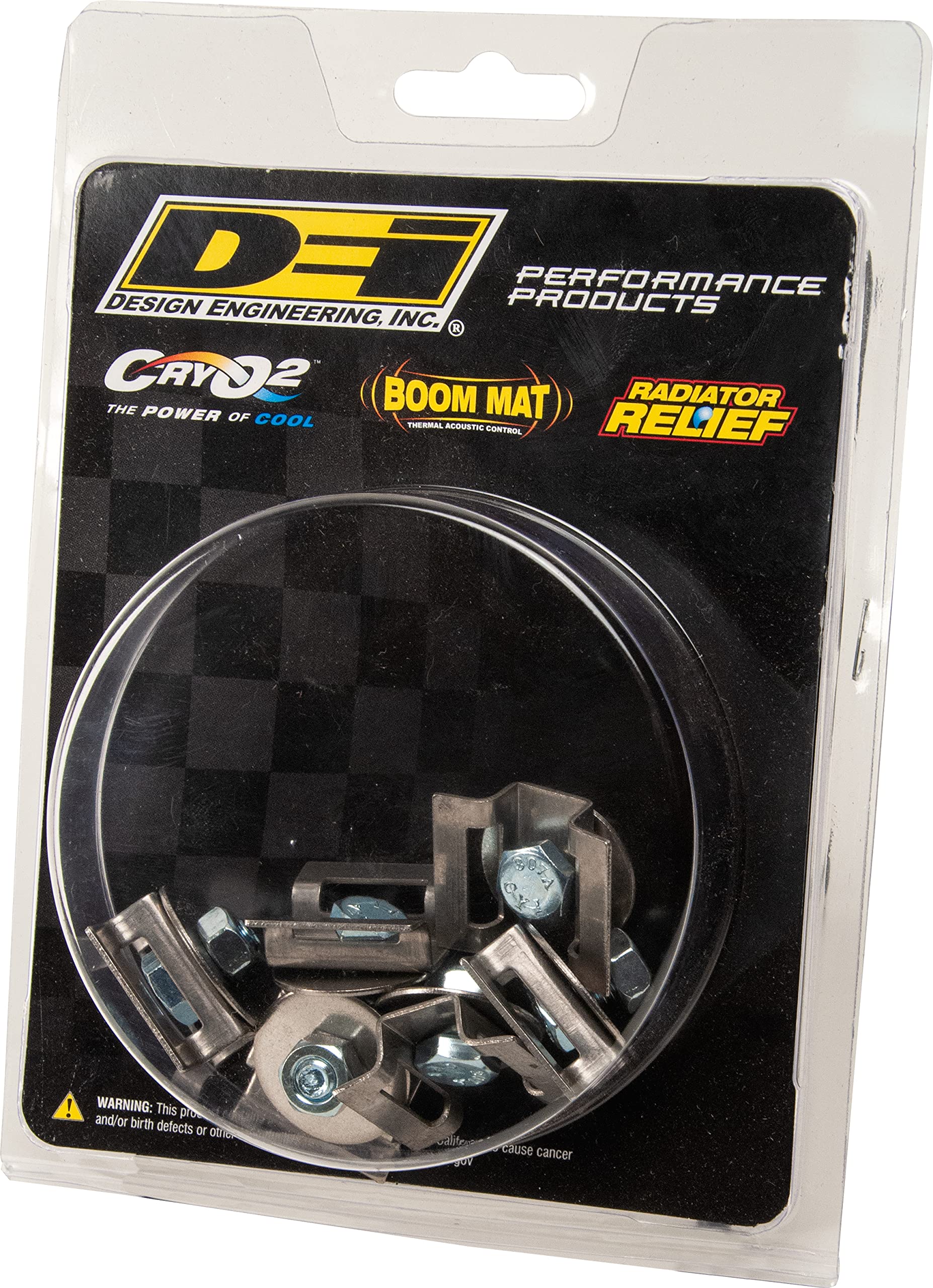 Design Engineering 10224 Heat Shield Mounting Kit with 6 Stainless Steel Standoffs, 1/2 inch