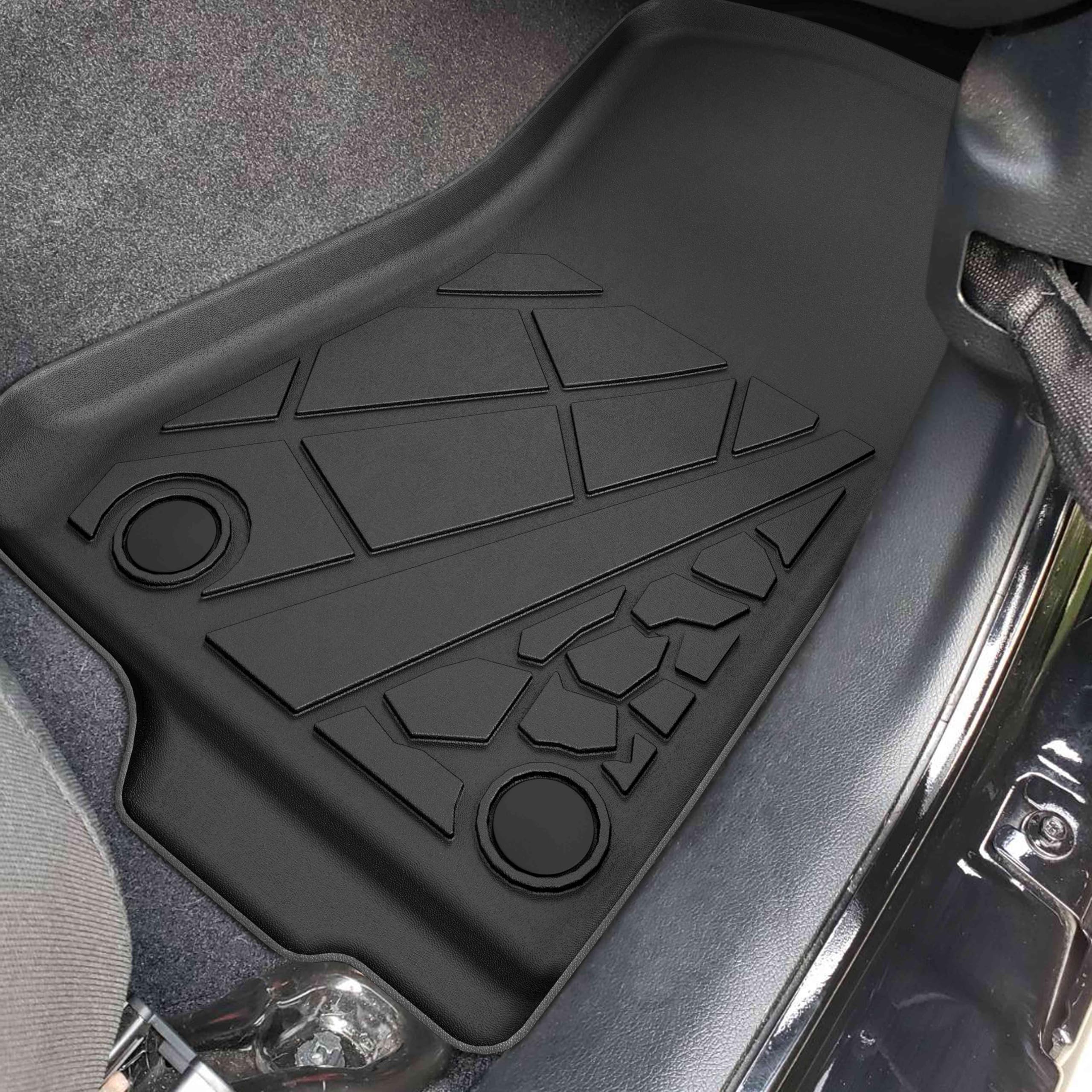 Karpal Floor Mats Bed Mat Fit For Jeep Gladiator Jt 2020-2024, Tpe All Weather Protection Front & 2Nd Row Floor Liners & Trunk M