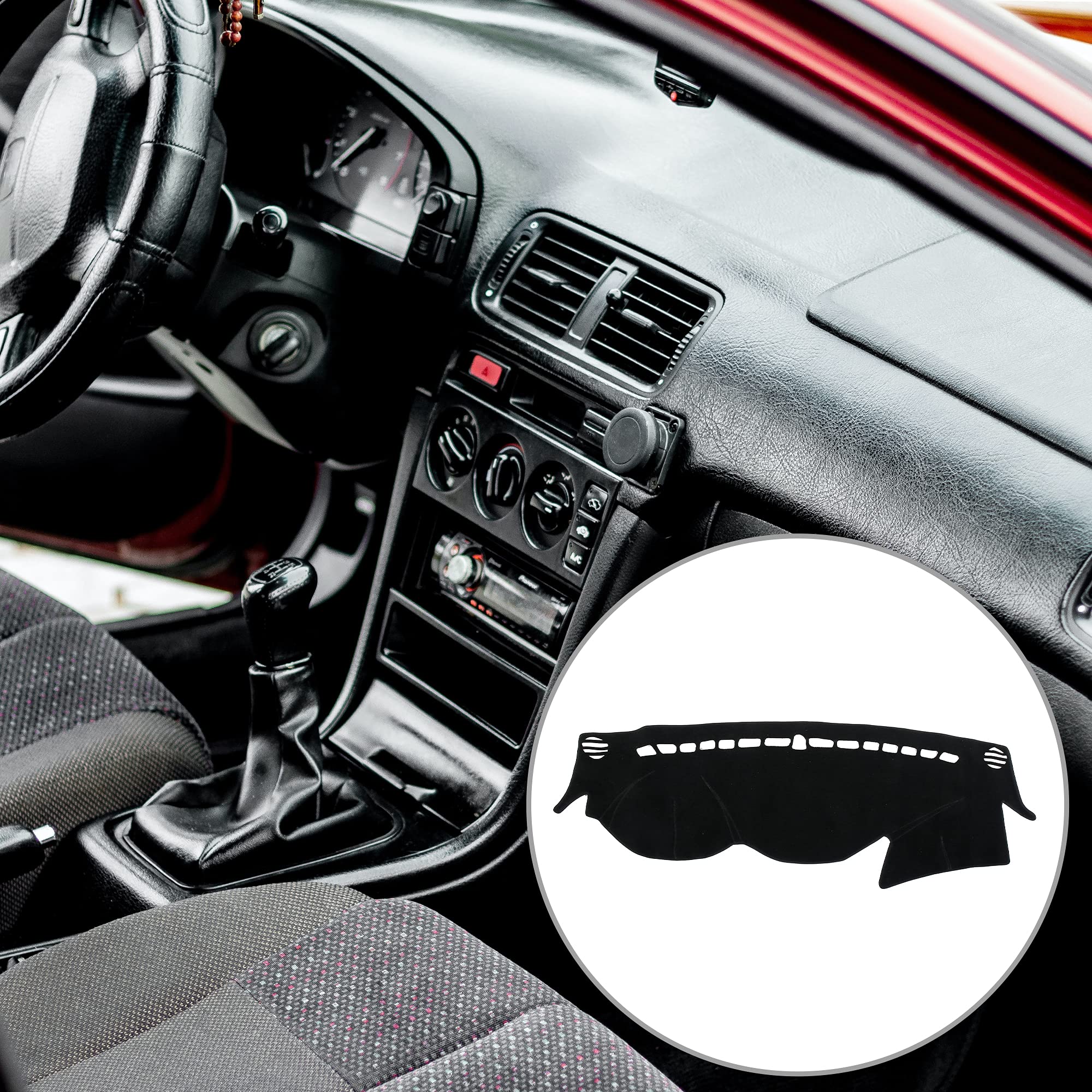 X Autohaux Car Dashboard Cover For Hyundai Sonata 2011 2012 2013 2014 Nonslip Dash Carpet Dash Guard