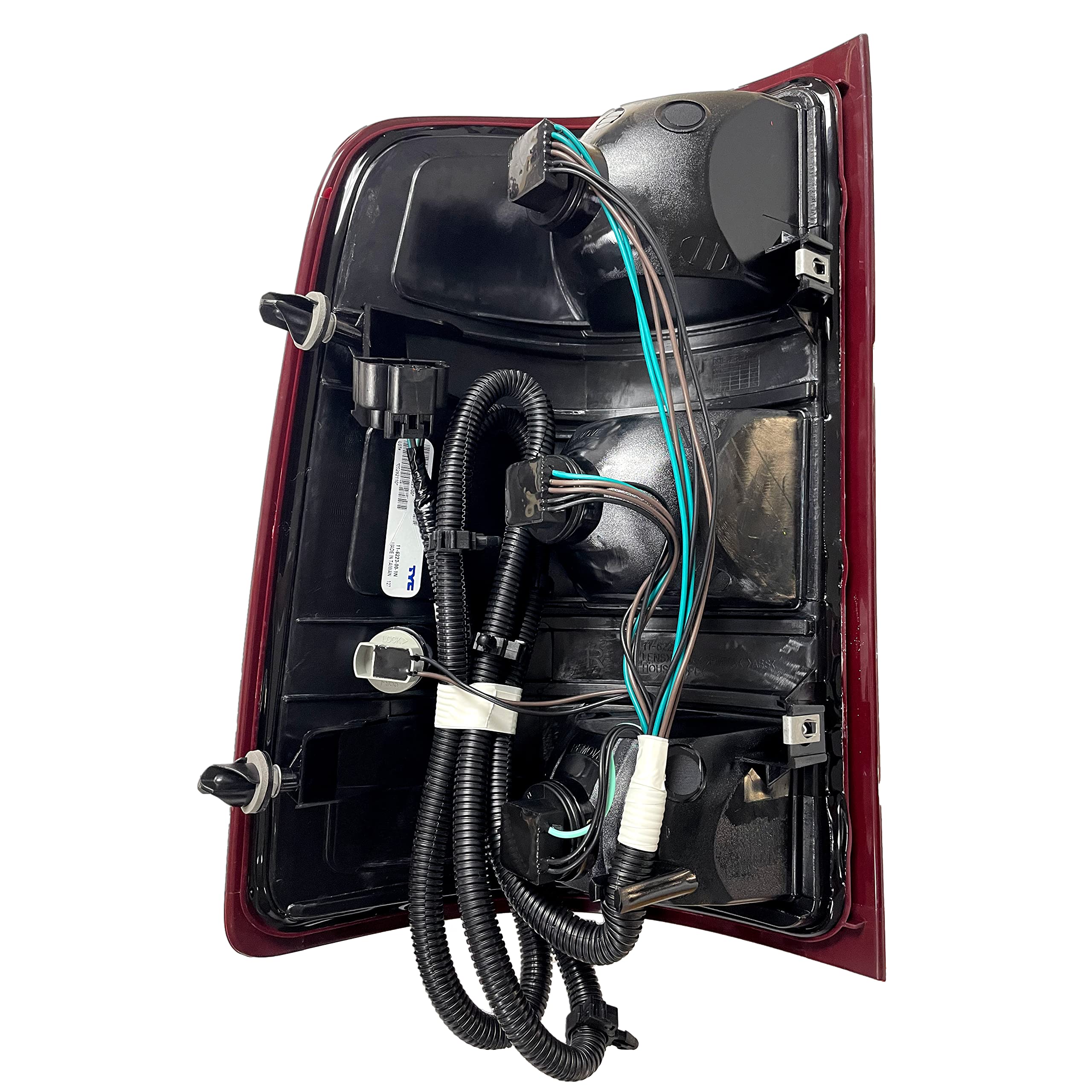 Dependable Direct Passenger Side (RH) Tail Light Assembly For 2007-2013 GMC Sierra 1500 (SL, SLE, SLT, WT) - 2007-2010 GMC Sierra 2500 HD - GM2801208 - Includes Bulb