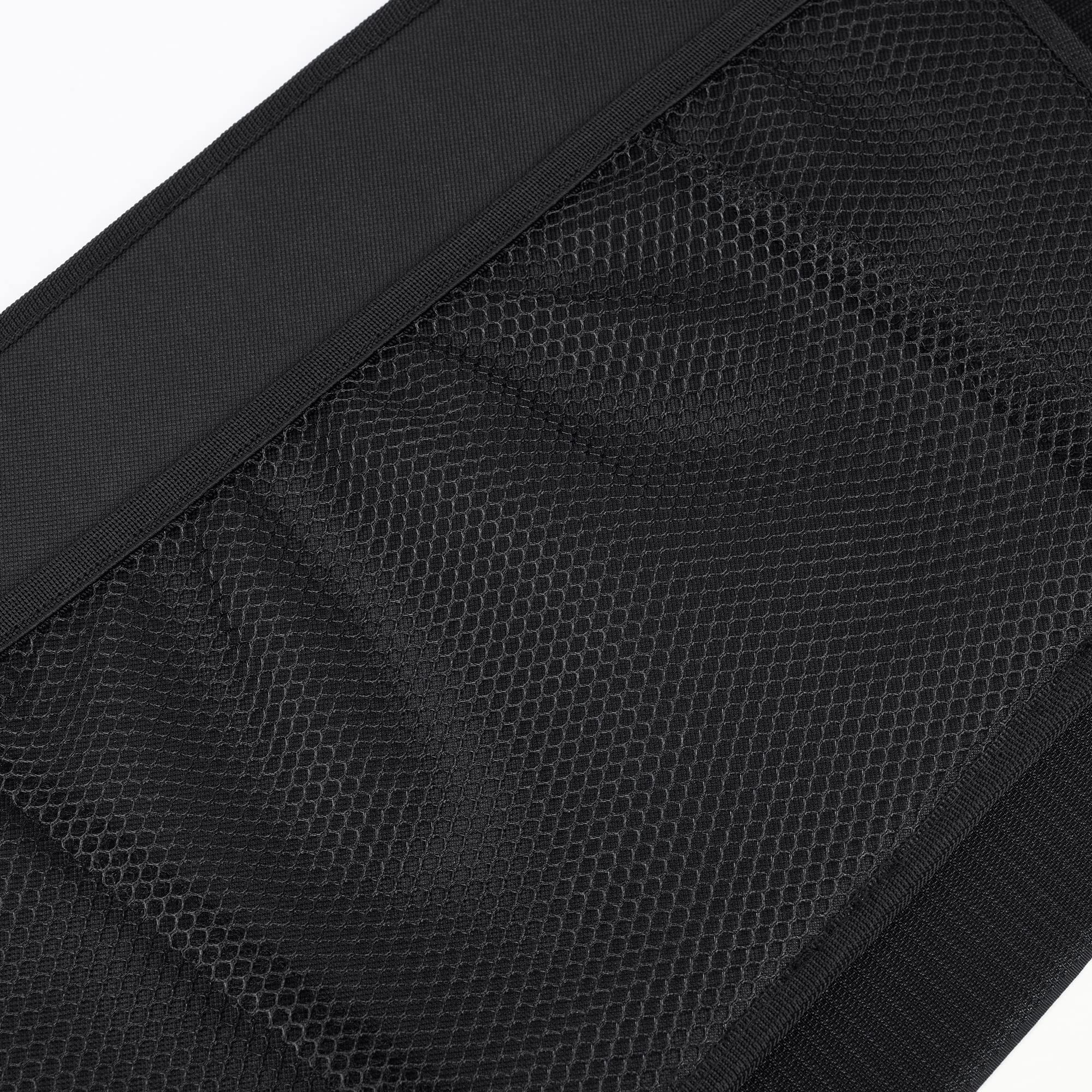 KMMOTORS Rear Trunk Divider of under-floor Compatible for Tesla model Y, Model 3 – Trunk(rear) Divide the Organizer Storage with Mesh Pocket Dividers –(set of 2 dividers)…