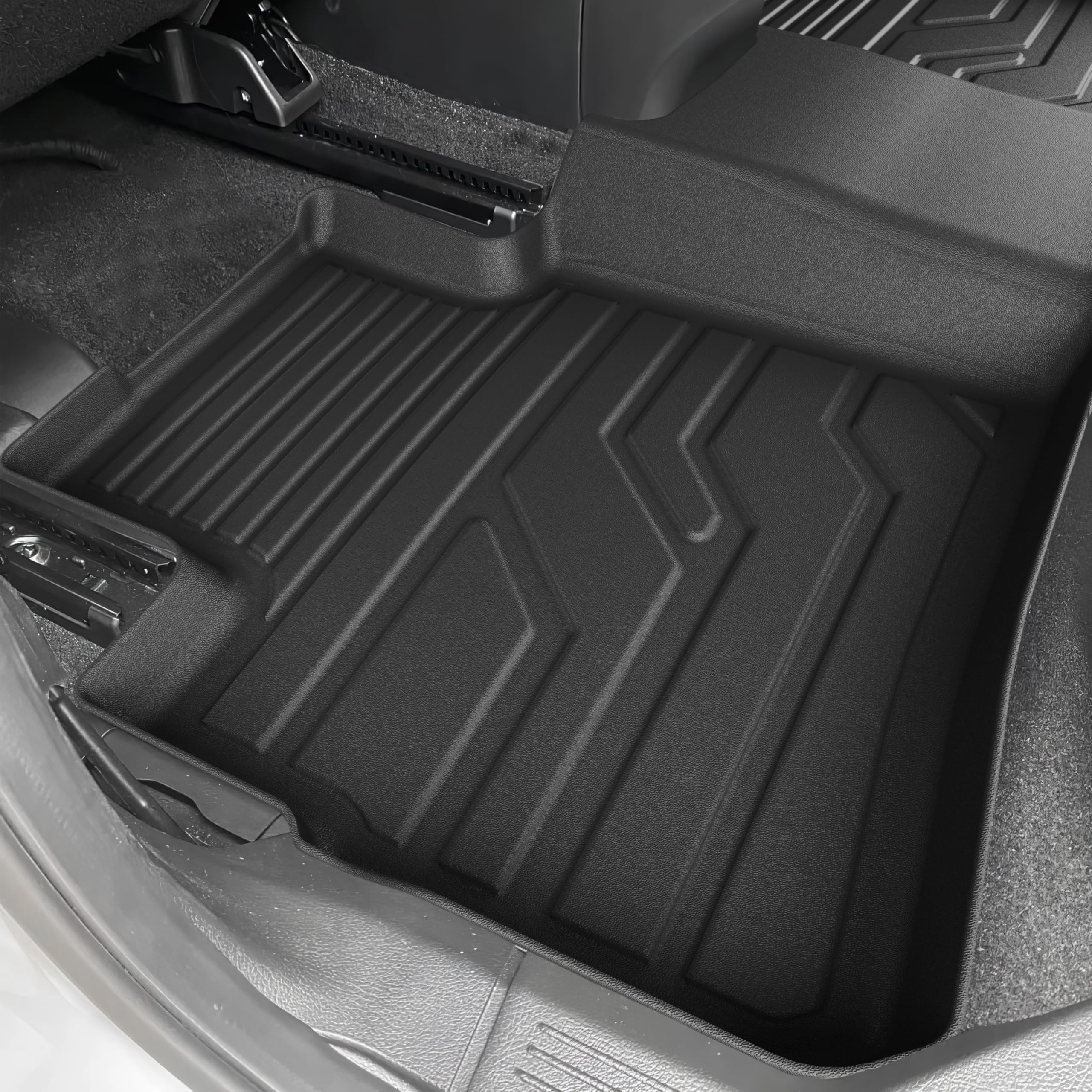 Karpal Floor Mats For 2021-2024 2025 Nissan Rogue (Not For Sport), Tpe Rubber All Weather Protection Heavy Duty Floor Liners Car
