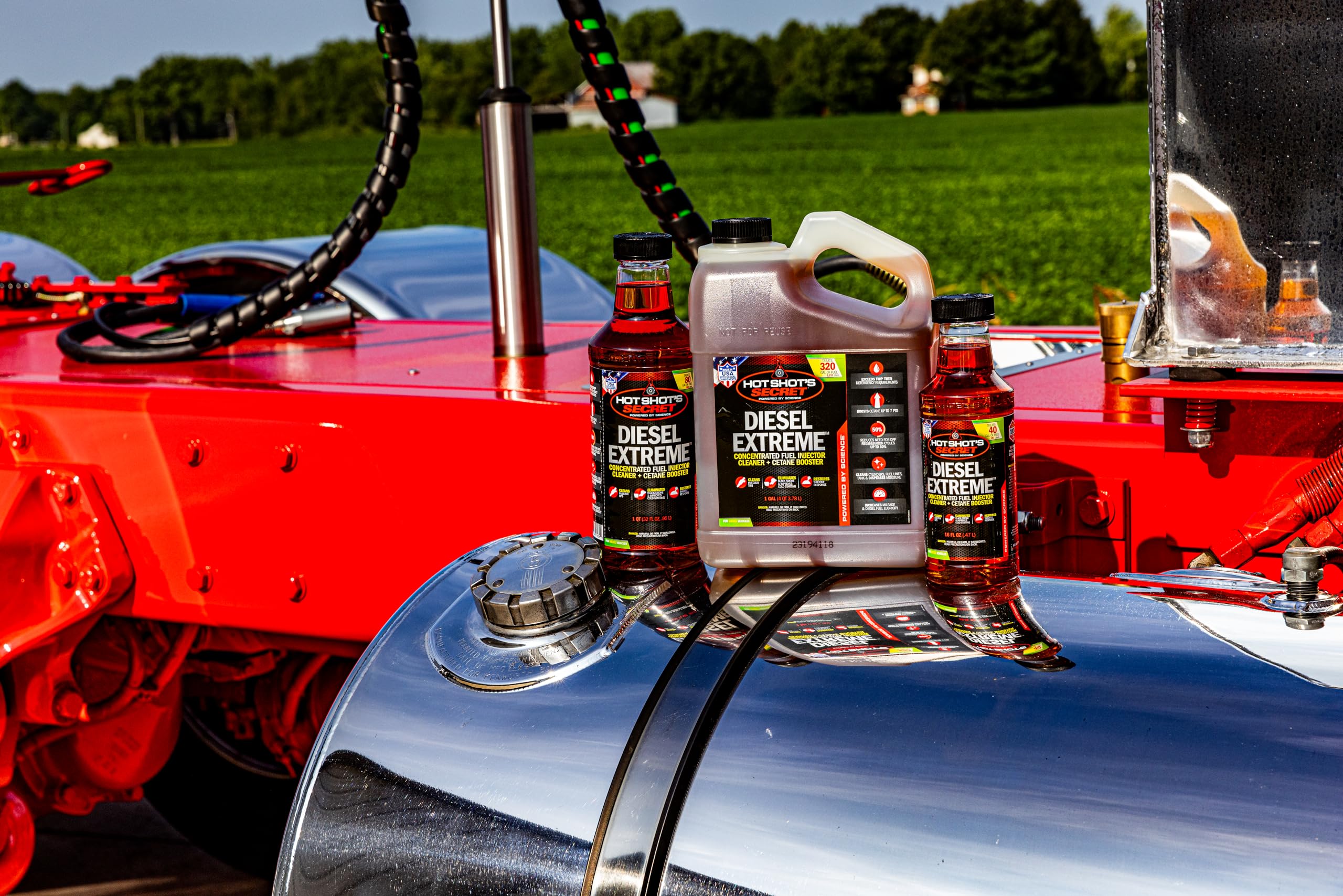 Hot Shot's Secret Diesel Extreme 1 Qt Fuel Additive, Amber, Model P040432Z