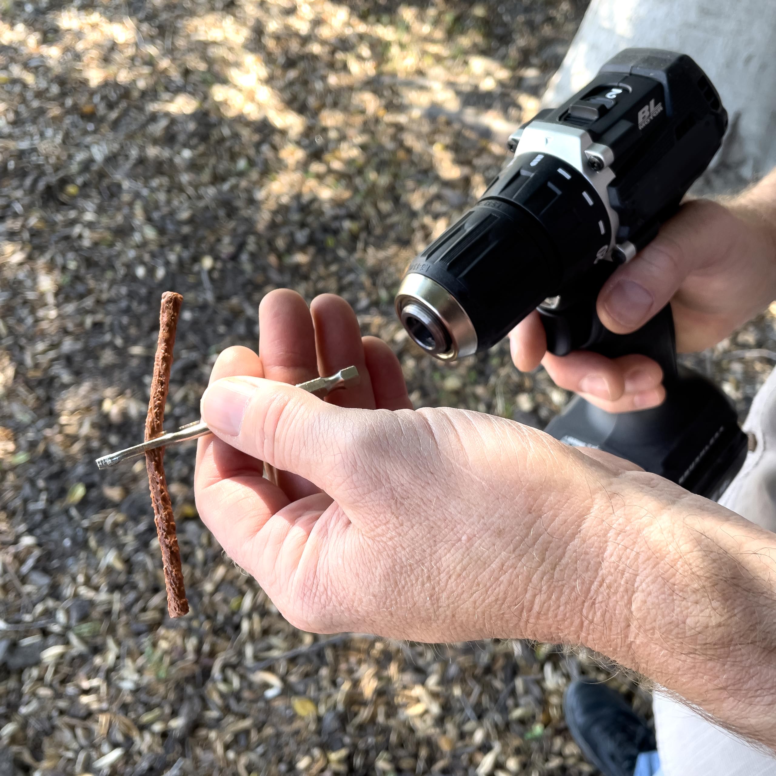 Slime 20501 Tire Plug Drill Bit Kit, All Drills Compatable, Easiest Tire Plug Option, (2-Piece Set)