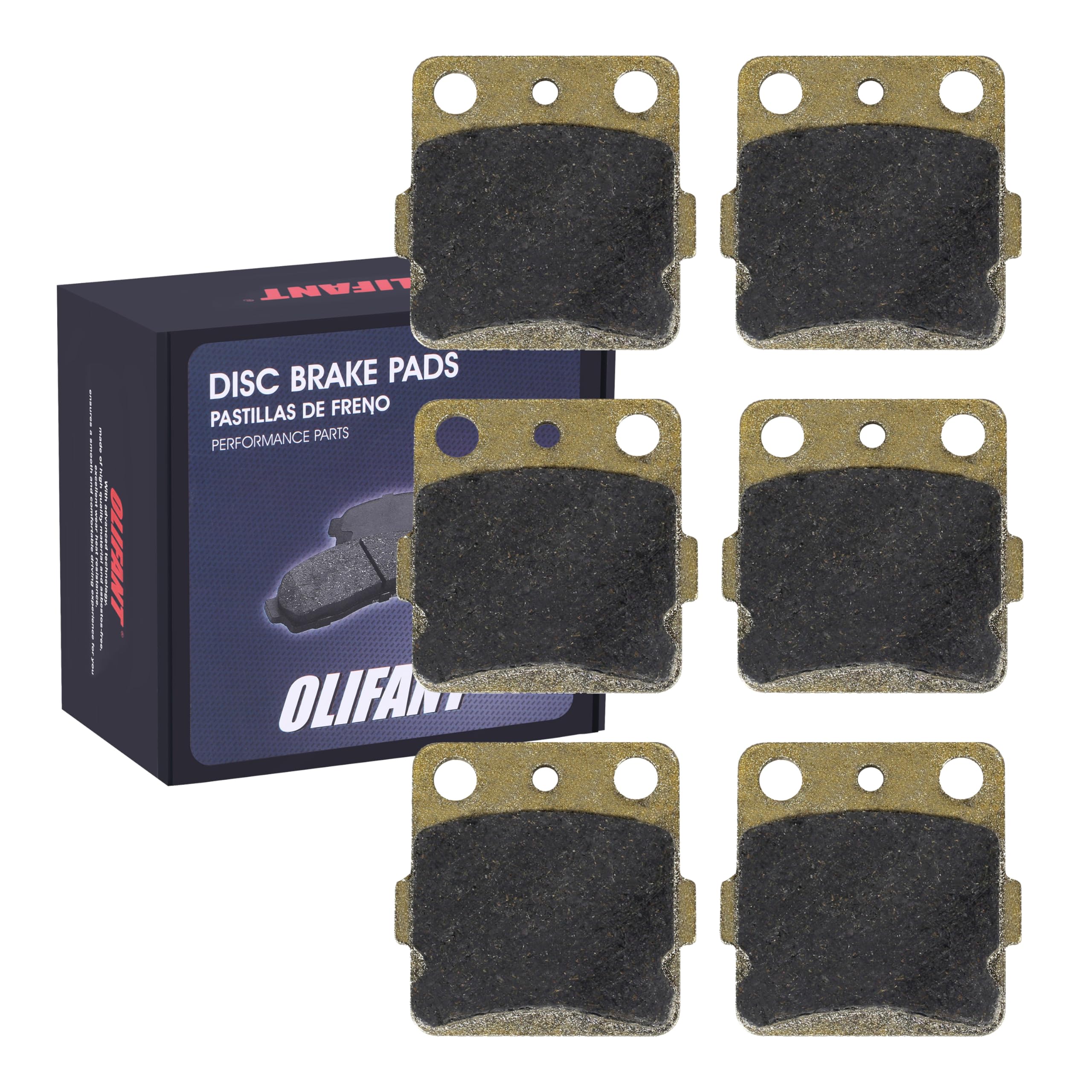 Front Rear Brake Pads For Honda 400EX 300EX 400X 300X 250X ATC200X ATC250R / Yamaha Raptor 350 YFM350 660 YFM660 Full Set Brake 