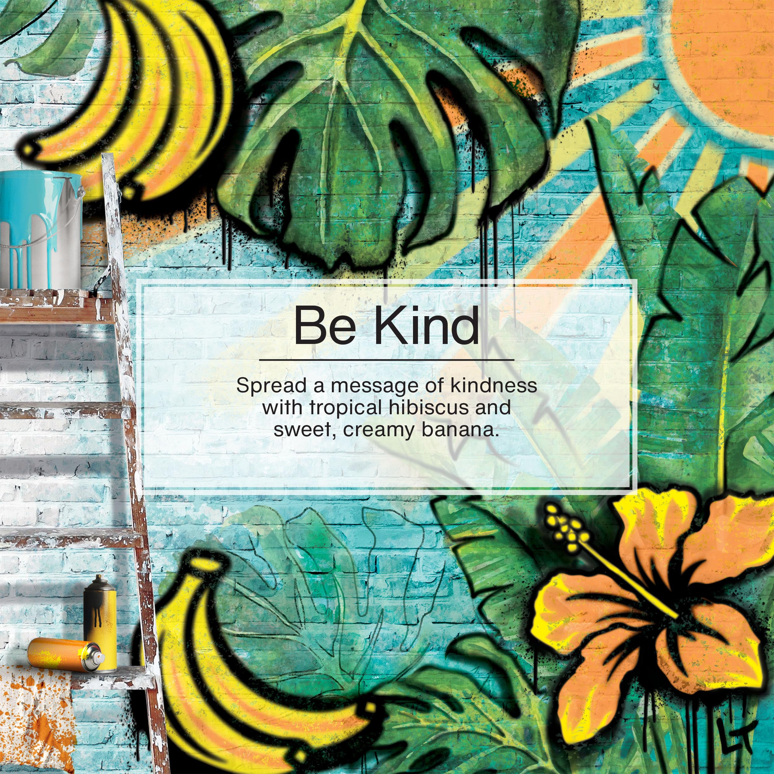 LITTLE TREES Car Air Freshener Hanging Tree, Be Kind, 4 Count (Pack of 6), Long Lasting Scent for Auto and Home, Model U6P-67341