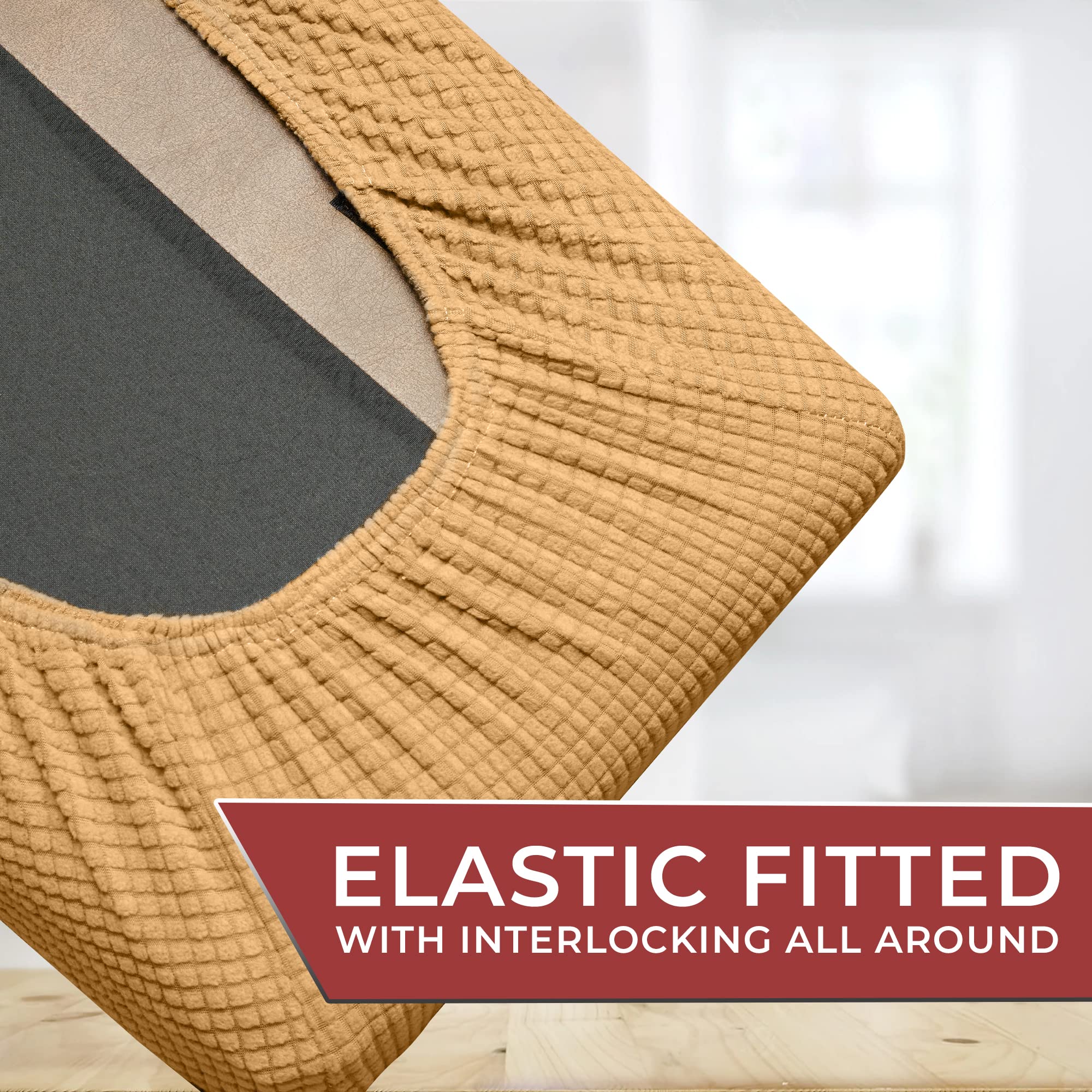 Hudson Comfort Rv Dinette Cushion Covers - Microfiber Stretchable Fabric Designed To Fit Wide Variety Of Seats - Camper Cushion