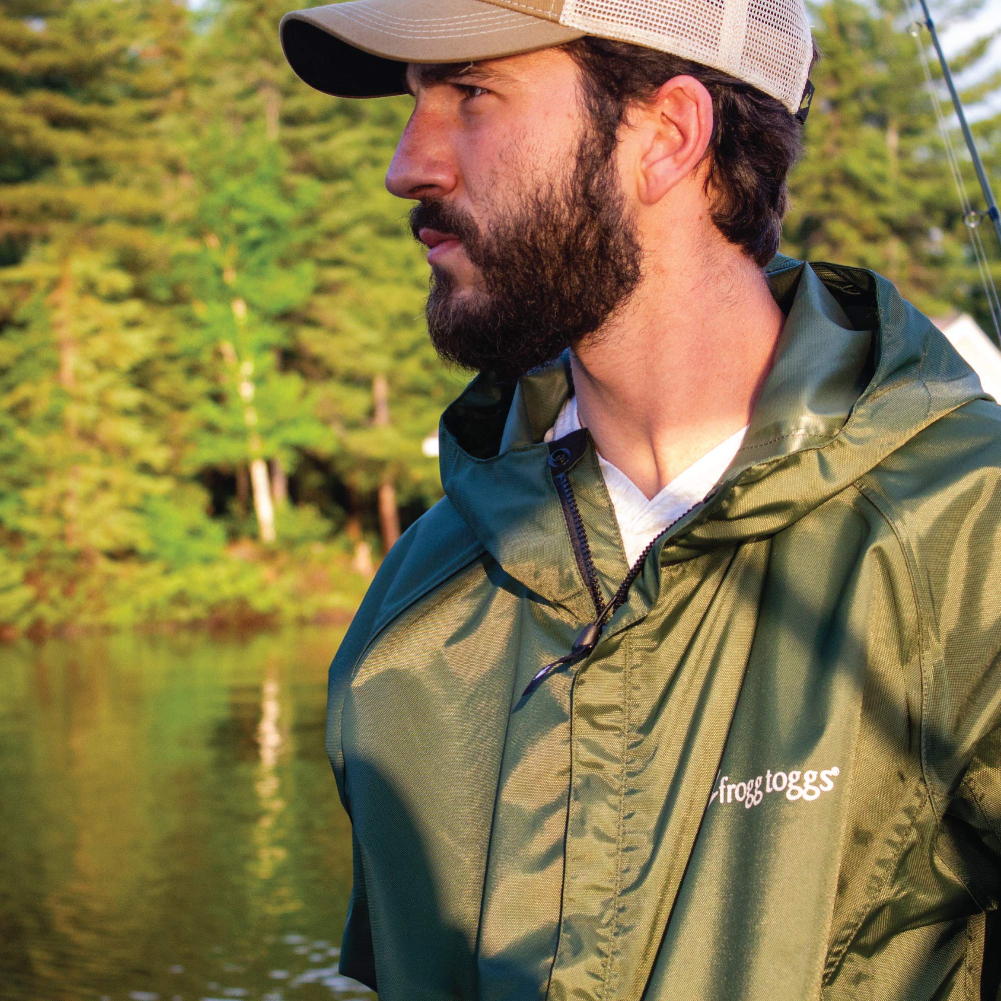 FROGG TOGGS mens Stormwatch Waterpoof Rain Jacket, Green, X-Large US