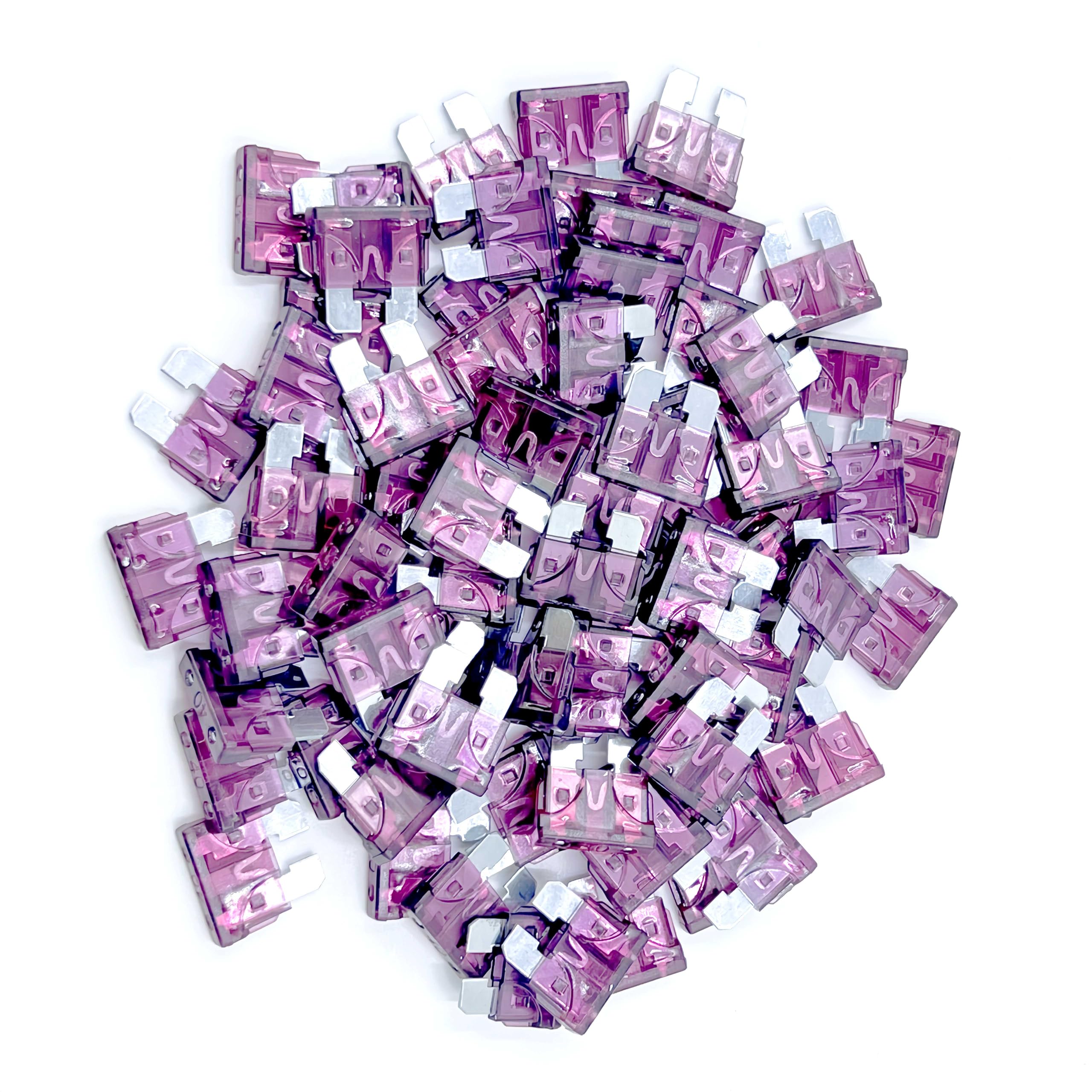 Xjlsgxusg 80Pcs 40Amp Standard Car Fuses, Blade Fuse Assortment Kit For Car, Marine, Truck, Rv Fuse Replacement