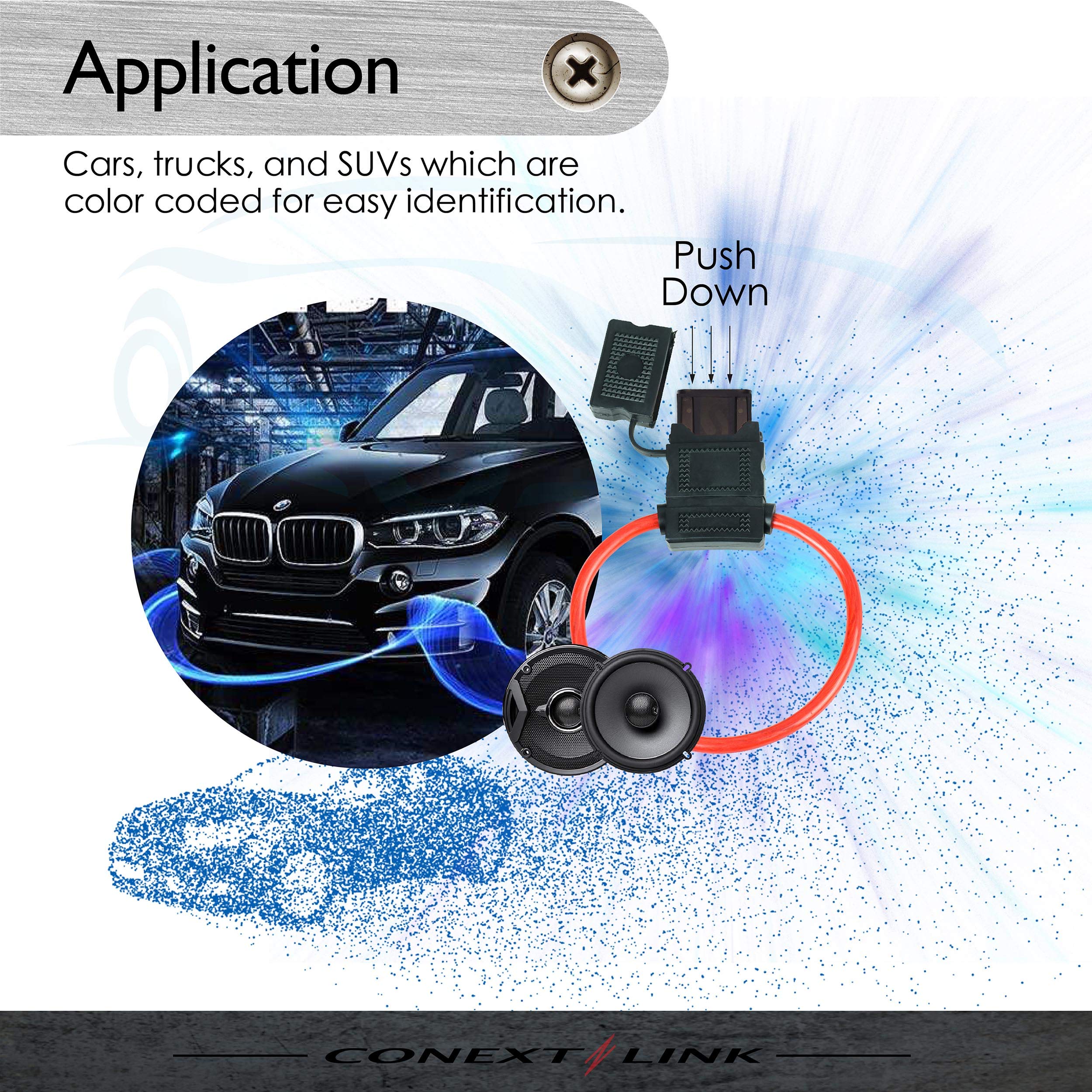 Conext Link Maxi70-10 Nickel 70 Amp Maxi Fuse 10 Pack (14295)