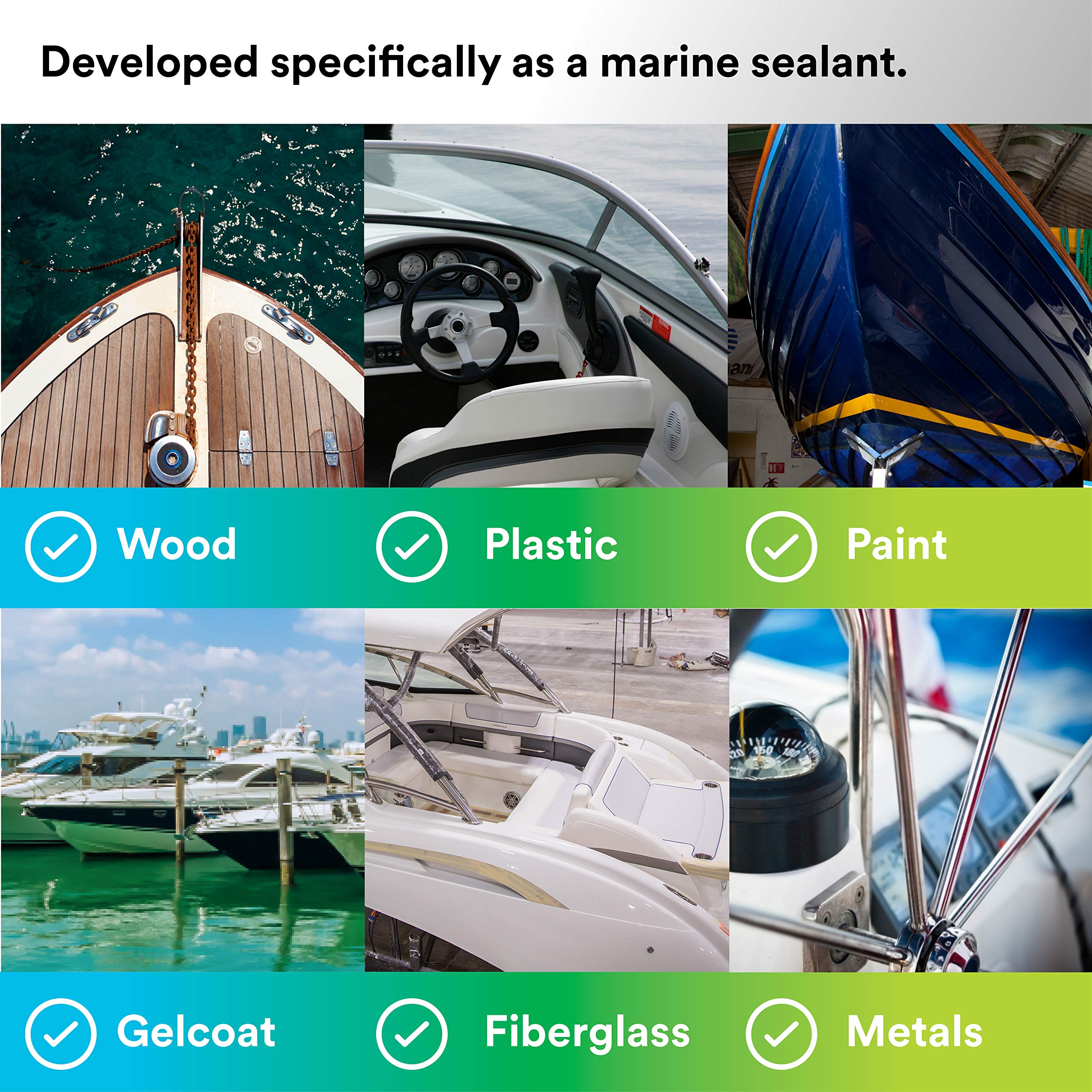 Marine Silicone Wht 3Oz