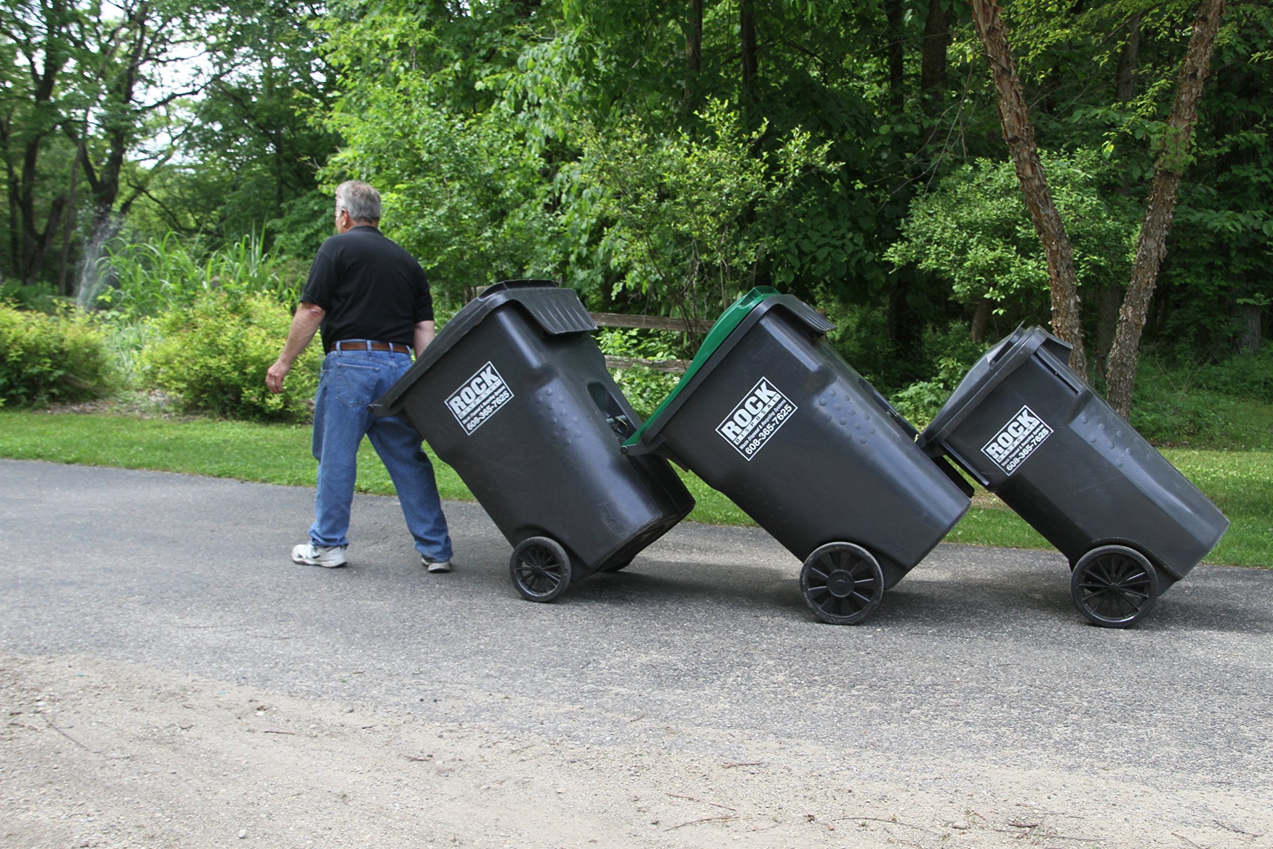 Garbage Commander The Original Can Couplers To Hook Multiple Wheeled Trash Containers - Proudly Made In America