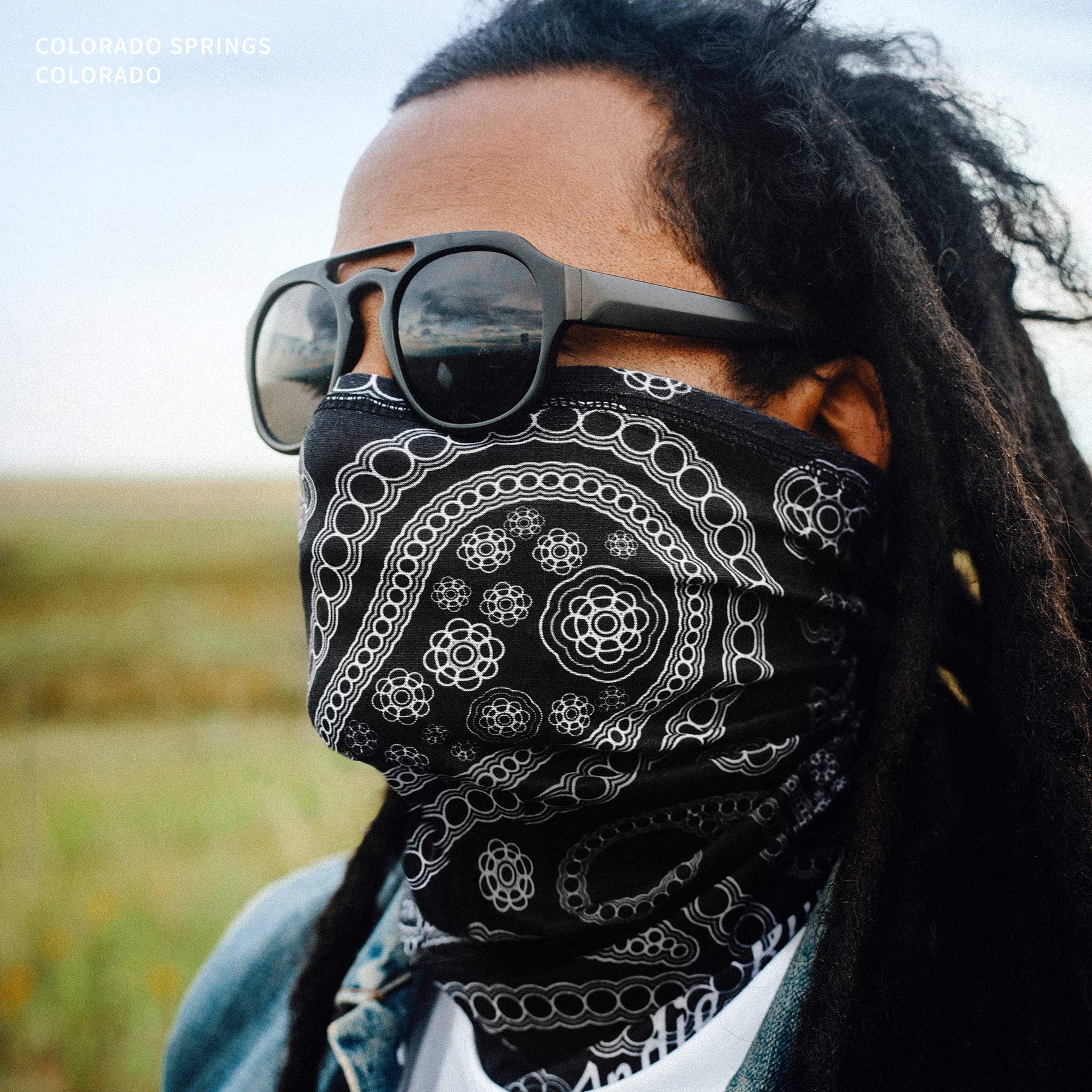 Indie Ridge Motorcycle Outdoor Face Mask - Paisley Motorcycle Ski Snowboard Winter Face Mask