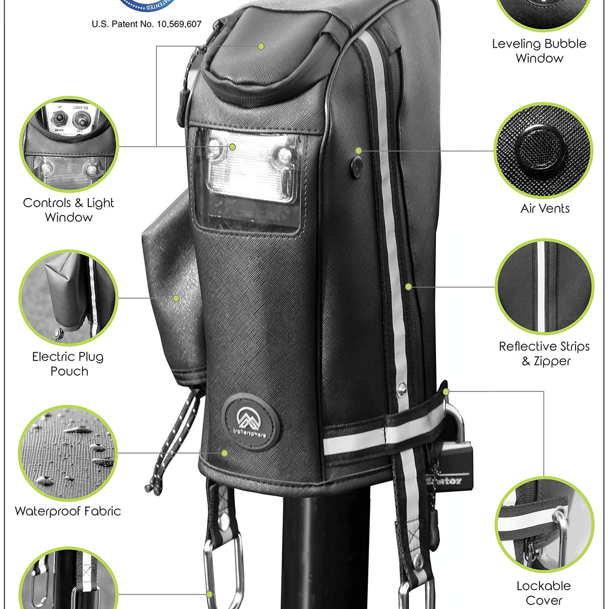 Clever Cover For Barker Jack By Trailersphere Custom Electric Tongue Jack Cover WBCARB07MHYCGJN