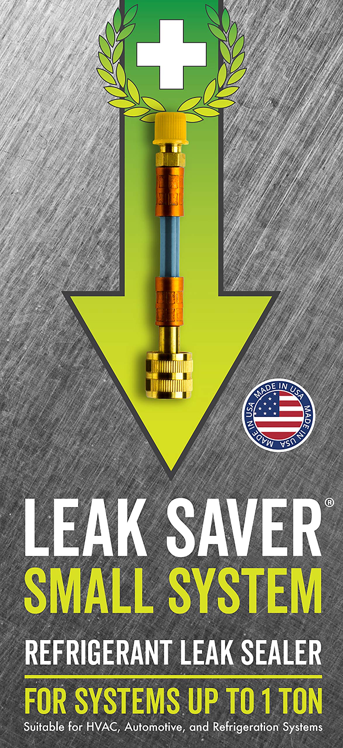 Leak Saver Direct Inject Small System Refrigerant Leak Sealer - for Systems Up to 1 Ton - Ideal for Most Small Home Appliances, 