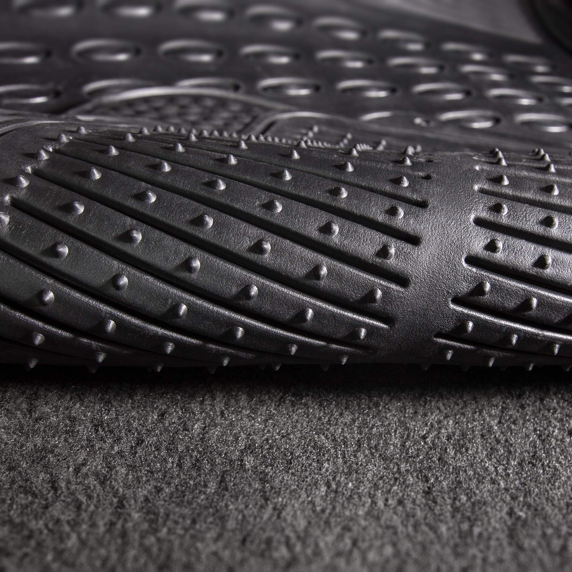 Fh Group Car Floor Mats - Heavy-Duty Rubber Floor Mats For Cars, Universal Fit Rear Set, Trimmable Automotive Floor Mats, Climap