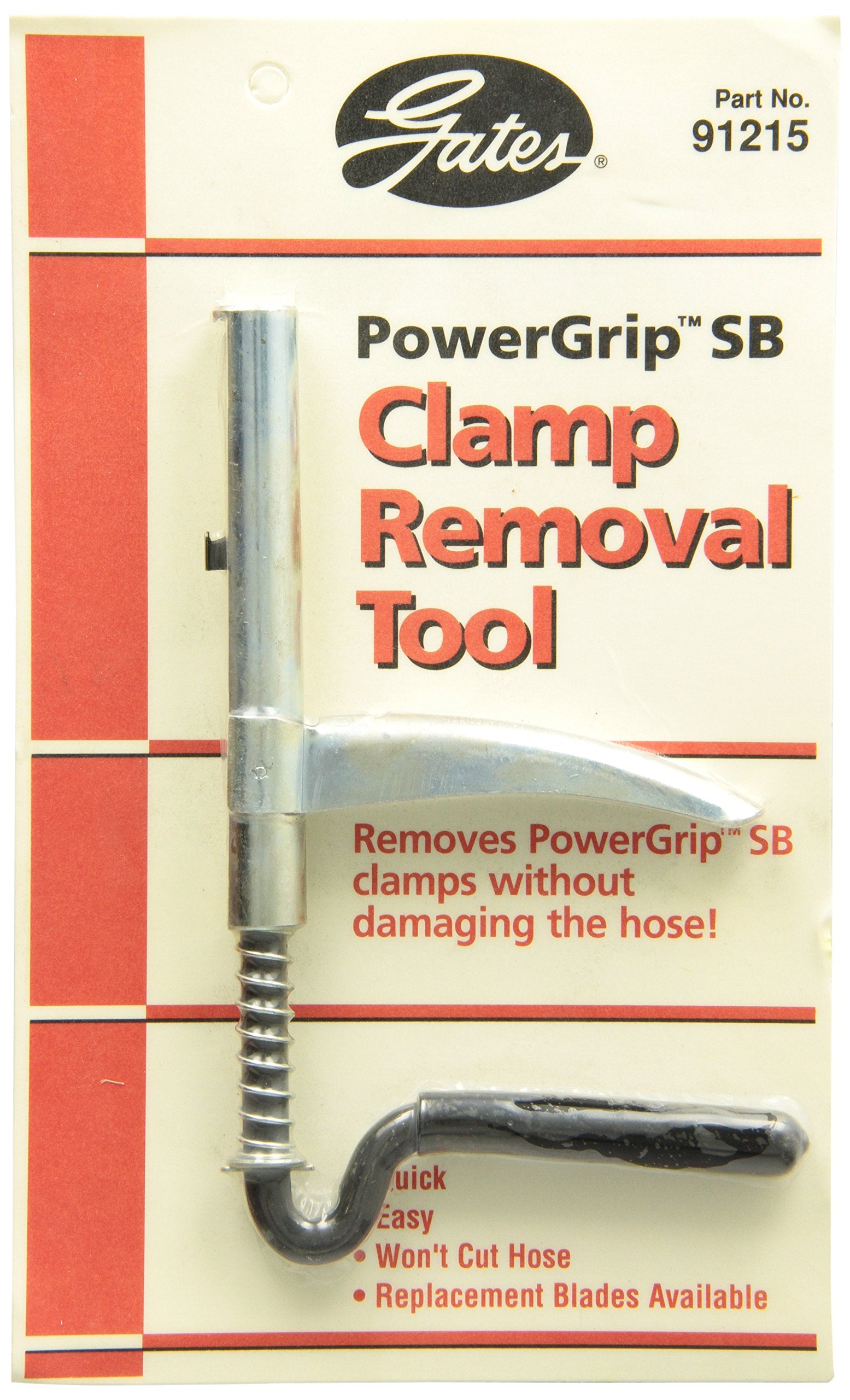 Gates 91215 Heavy-Duty Powergrip Sb Clamp Removal Tool, Black
