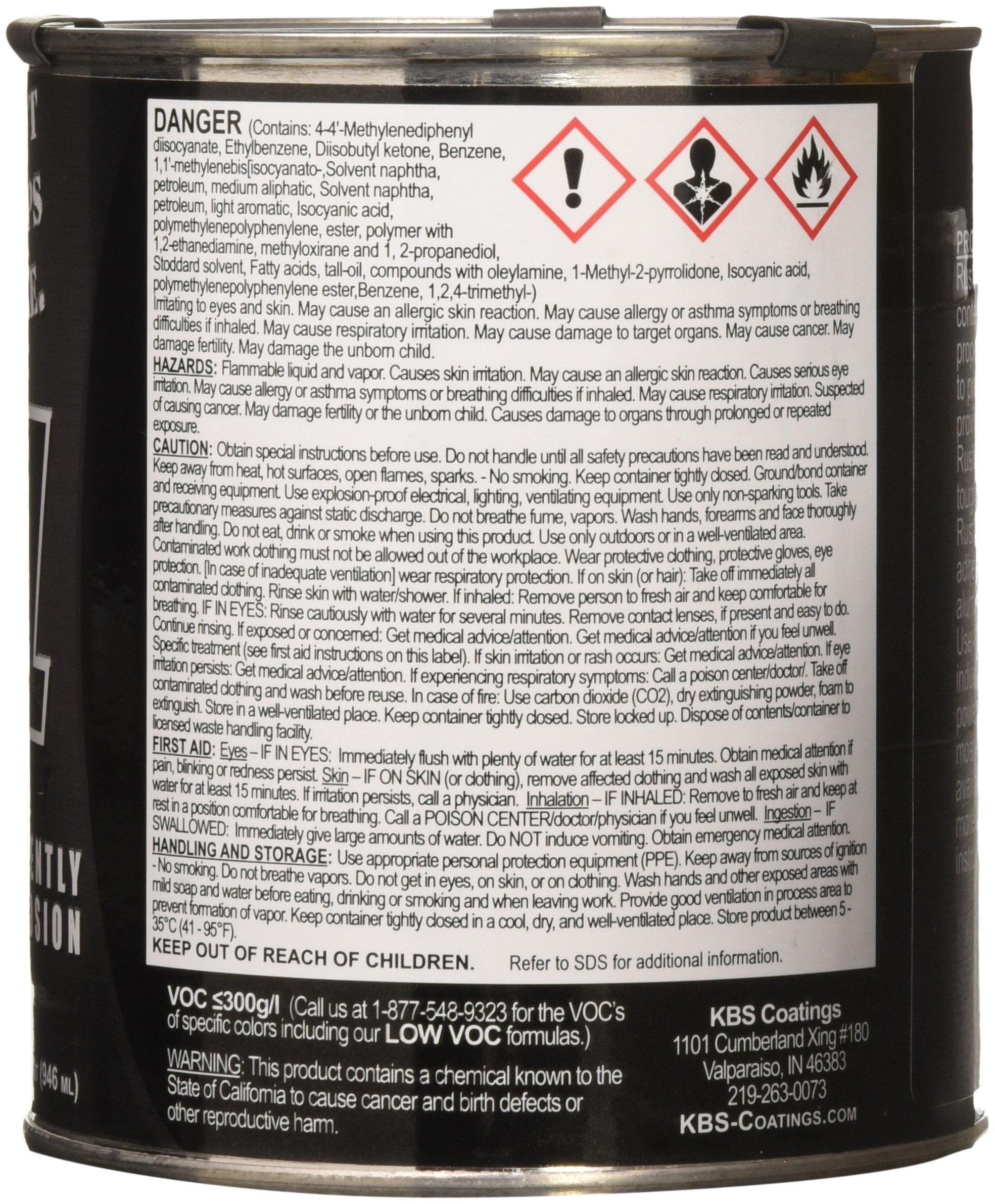 Kbs Coatings 4407 Guardian Green Rustseal - 1 Quart