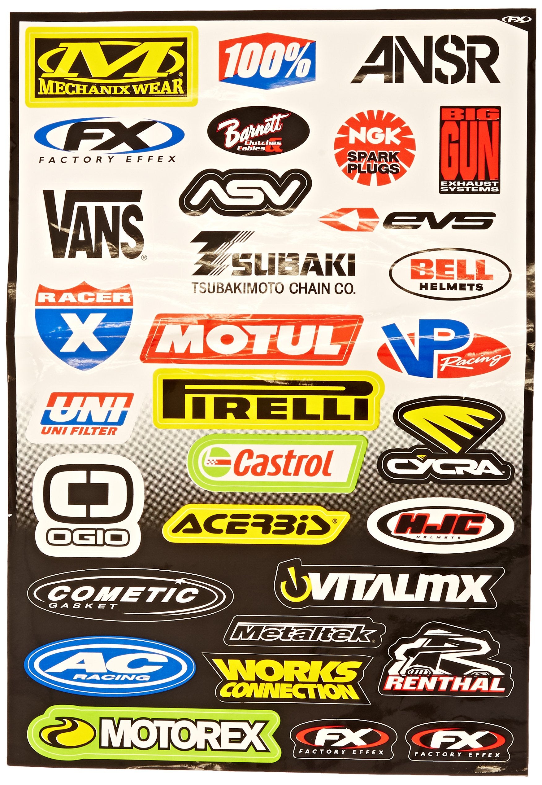 Factory Effex Sponsor KIT C Sticker KIT