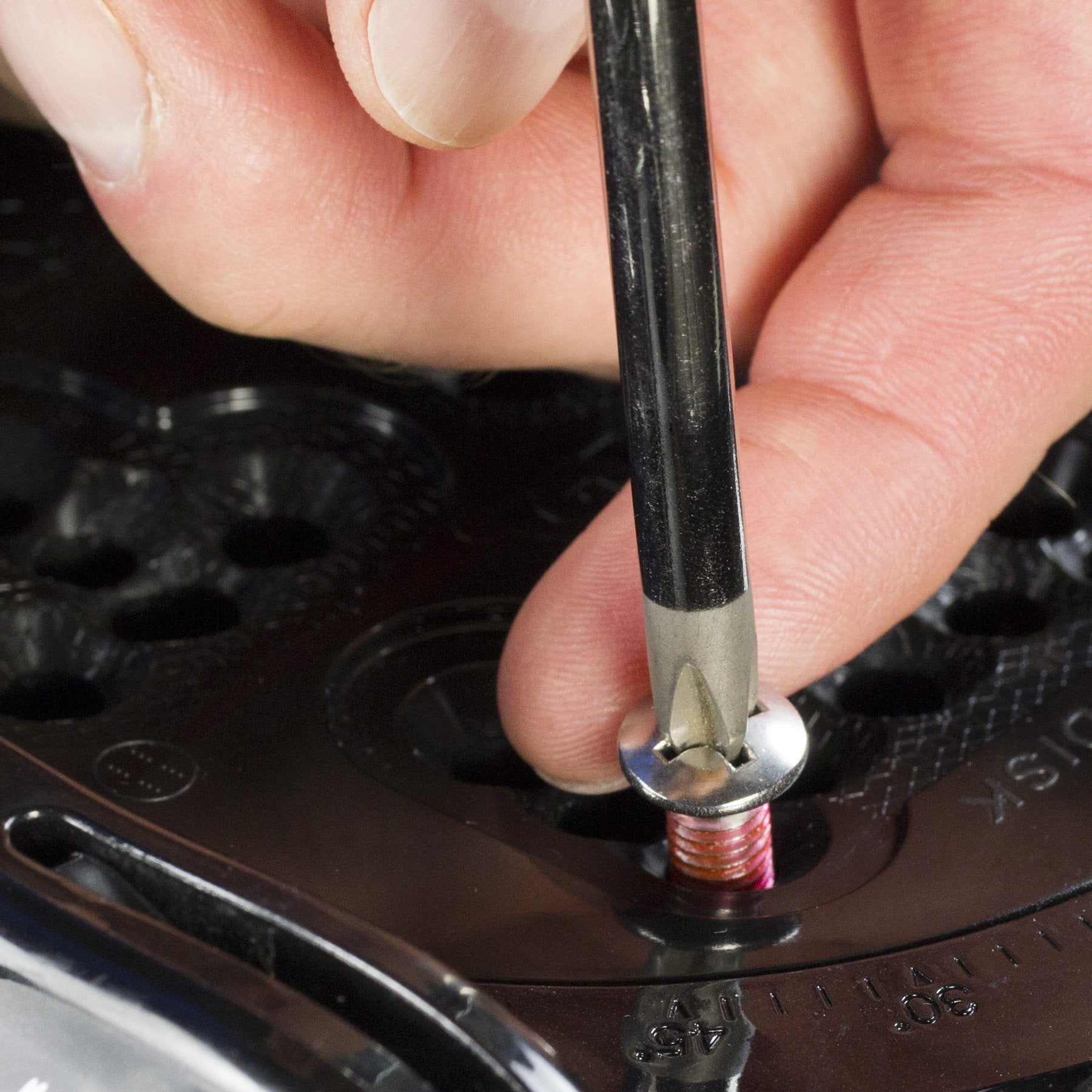 Vibra-TITE VC-3 Threadmate, 30ml Red Adhesive with Brush Cap Applicator for Easy Application