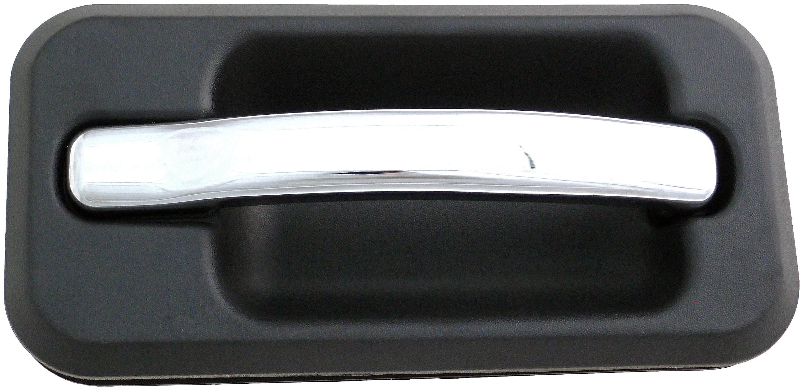 Dorman 83402 Rear Passenger Side Exterior Door Handle Compatible With Select Hummer Models, Chrome Lever And Black Housing