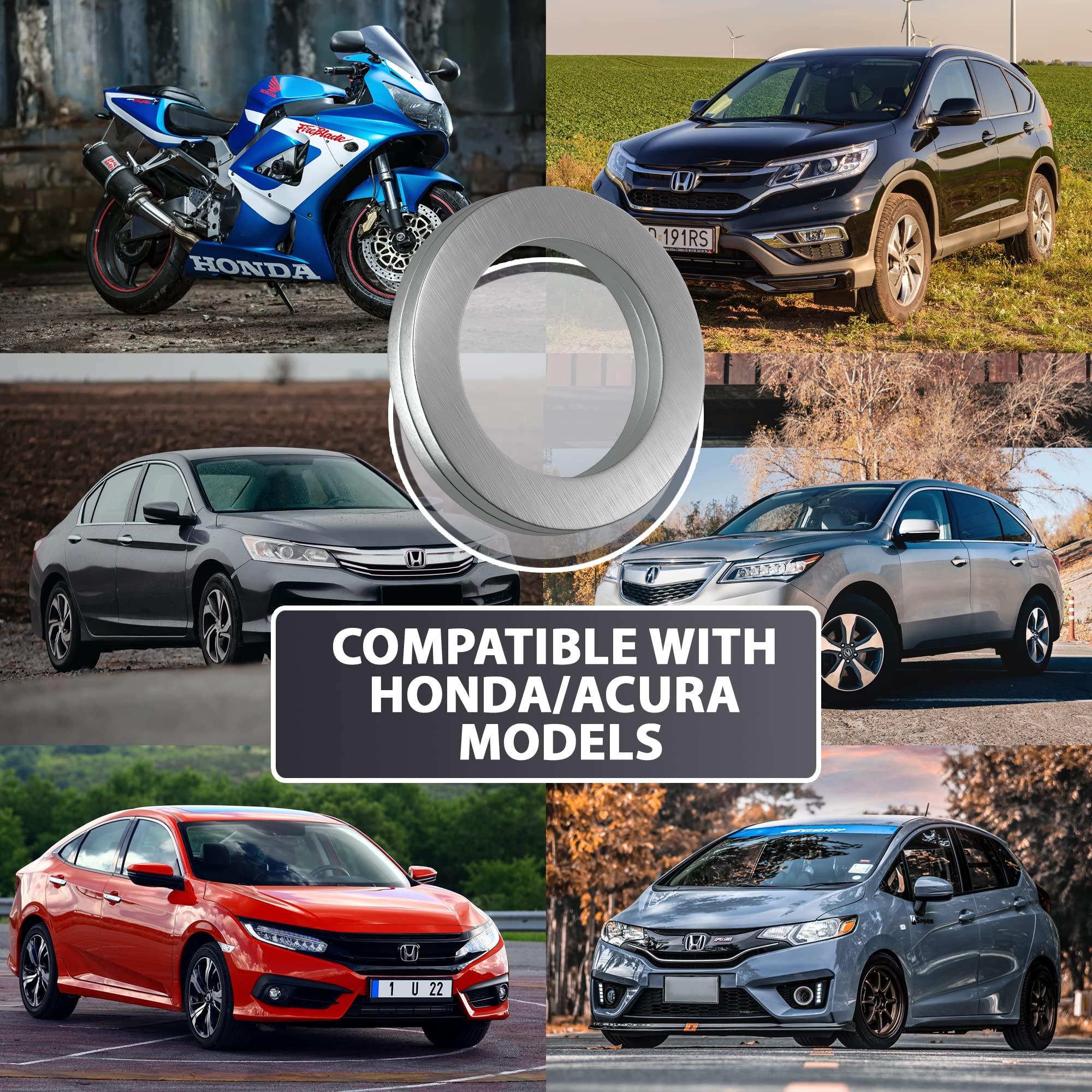 15Pcs Transmission Fluid Oil Pan And Rear Differential Drain Plug Crush Washer - 18Mm Replacement For Honda/Acura - Oem 90471-Px