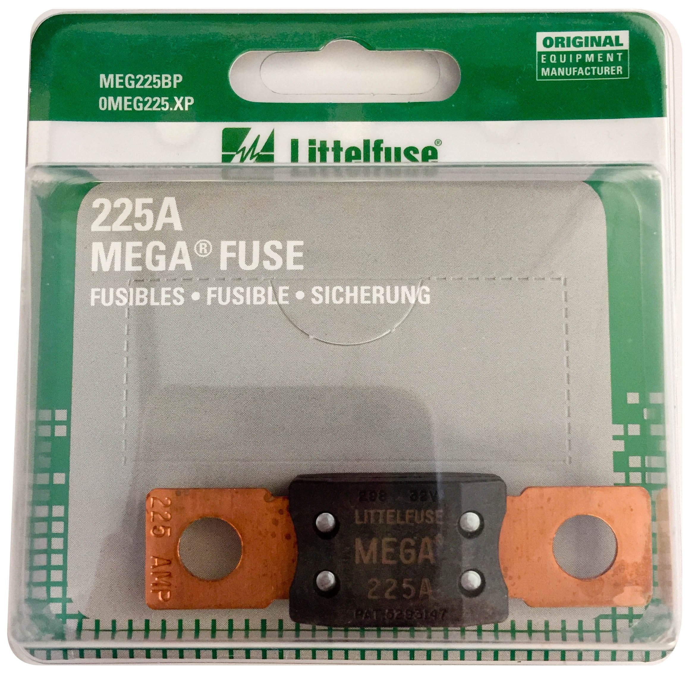 Littelfuse Meg225Xp Mega Slo-Blo Automotive Bolt-Down Fuse