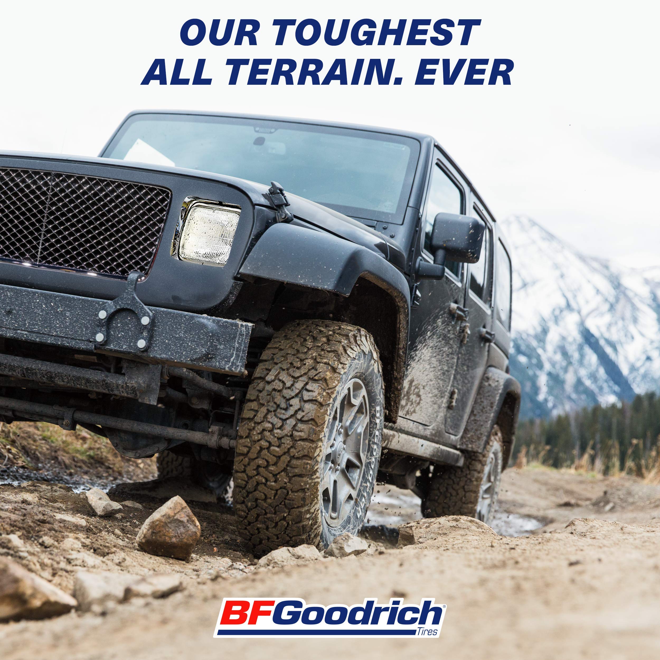 Bfgoodrich All Terrain T/A Ko2 Radial Car Tire For Light Trucks, Suvs, And Crossovers, Lt285/70R17/C 116/113Q Lrc