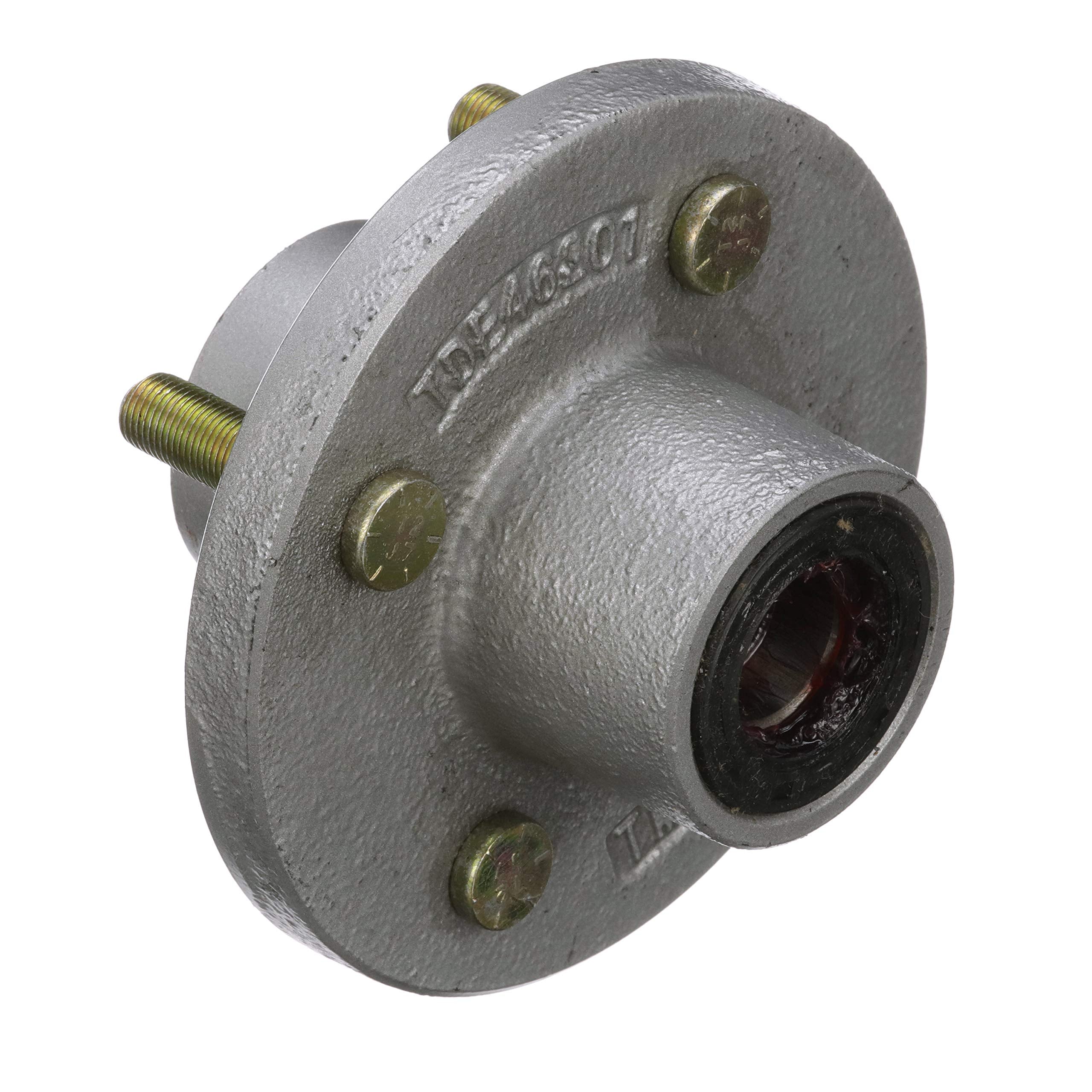 Seachoice Trailer Wheel Hub, 1 In. Axle, 4 Lug, Galvanized, Pregreased,Grey