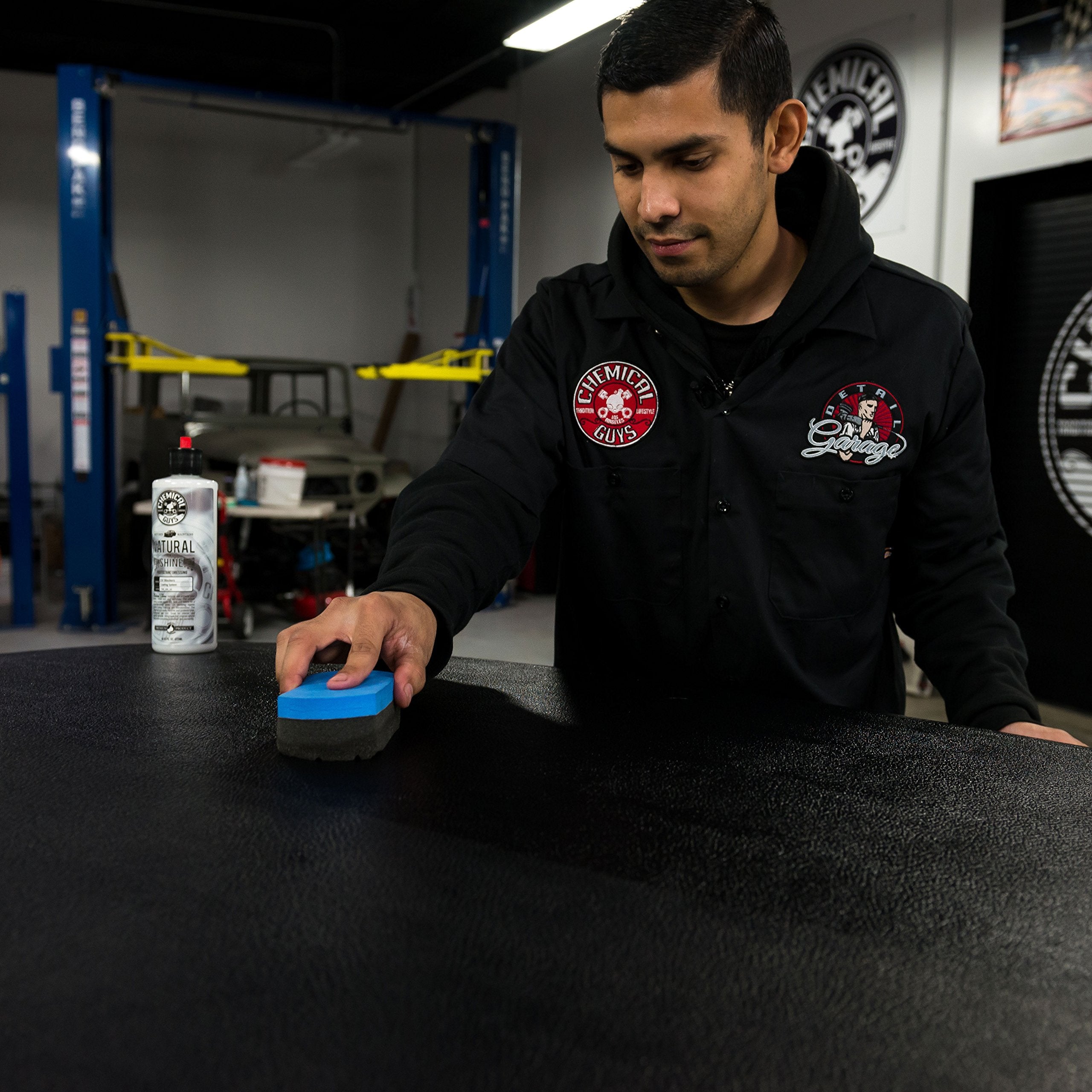 Chemical Guys Tvd_201_16, Natural Shine, Satin Shine Dressing For Plastic, Rubber And Vinyl, 16 Oz