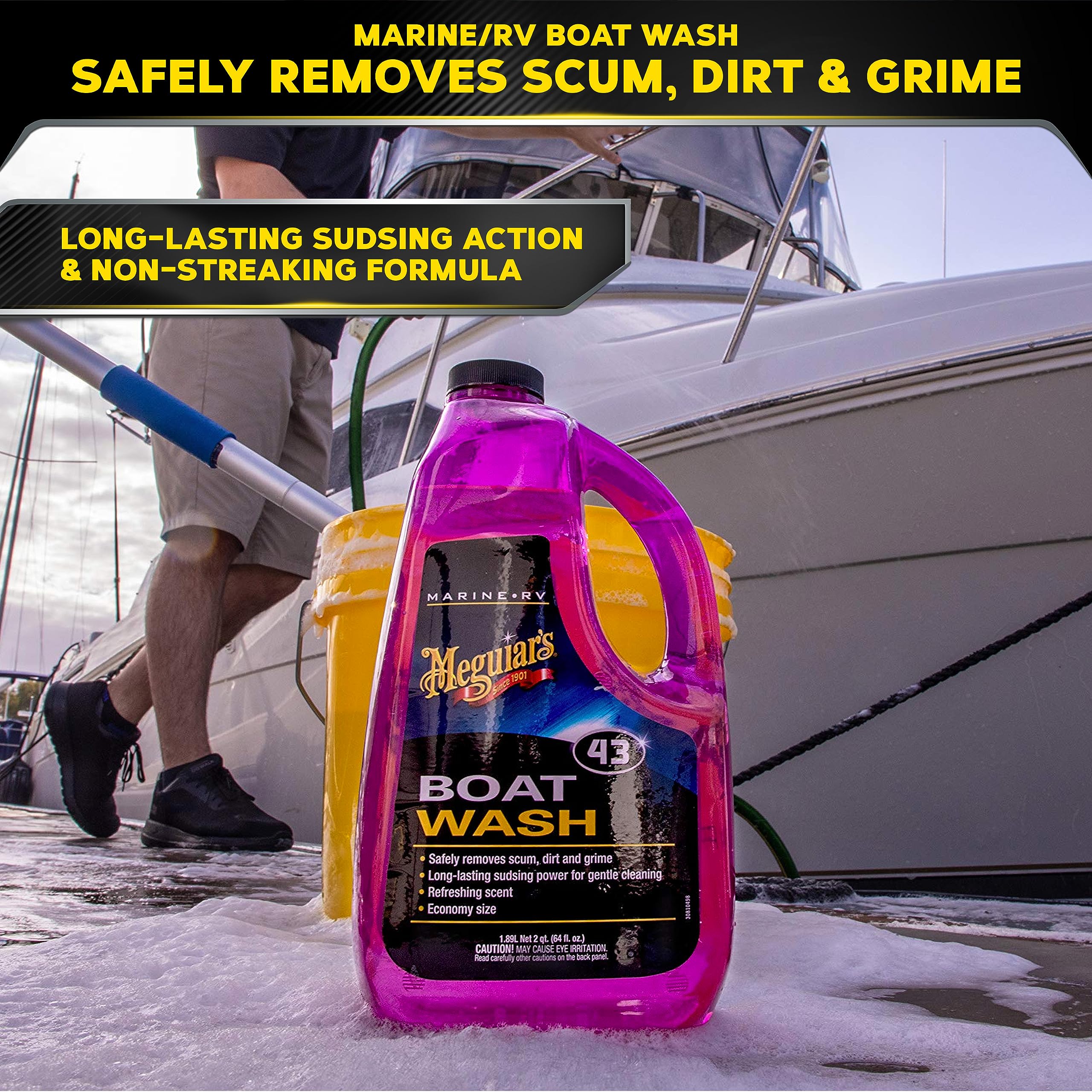 Meguiar'S M4232 Flagship Premium Marine Wash-N-Wax - 32 Oz Bottle