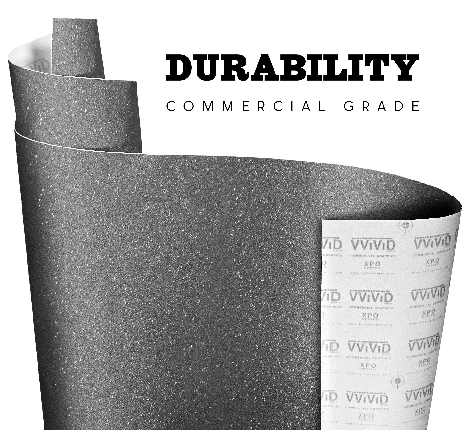 Vvivid Grey Indestructible Paint Wrap Vinyl Roll (Grey - 10Ft X 5Ft)