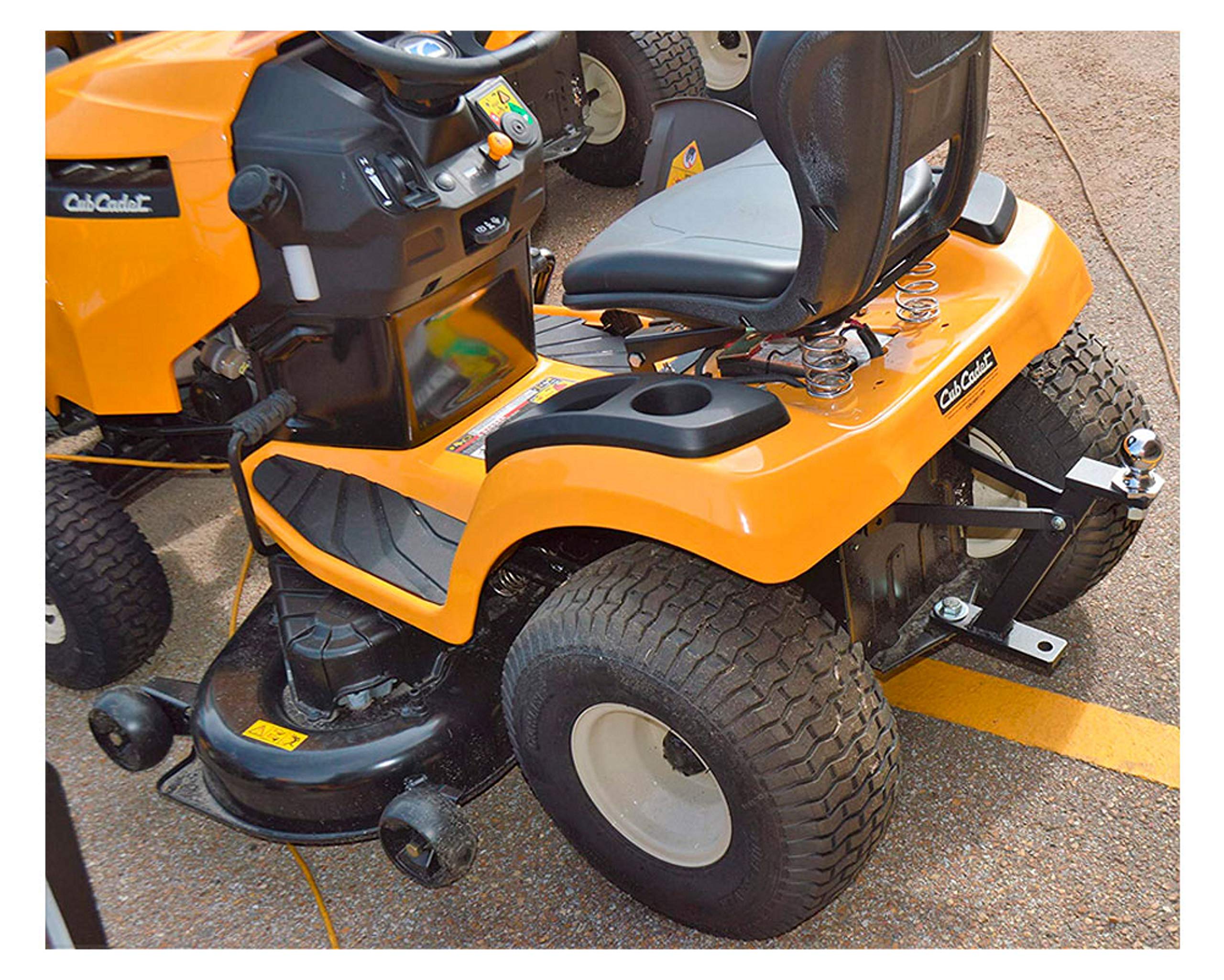 Great Day Lawn-Pro Hi-Hitch - Lawnmower Towing Hitch - Aluminum Construction - Black Powder-Coated Finish, Lnphh650